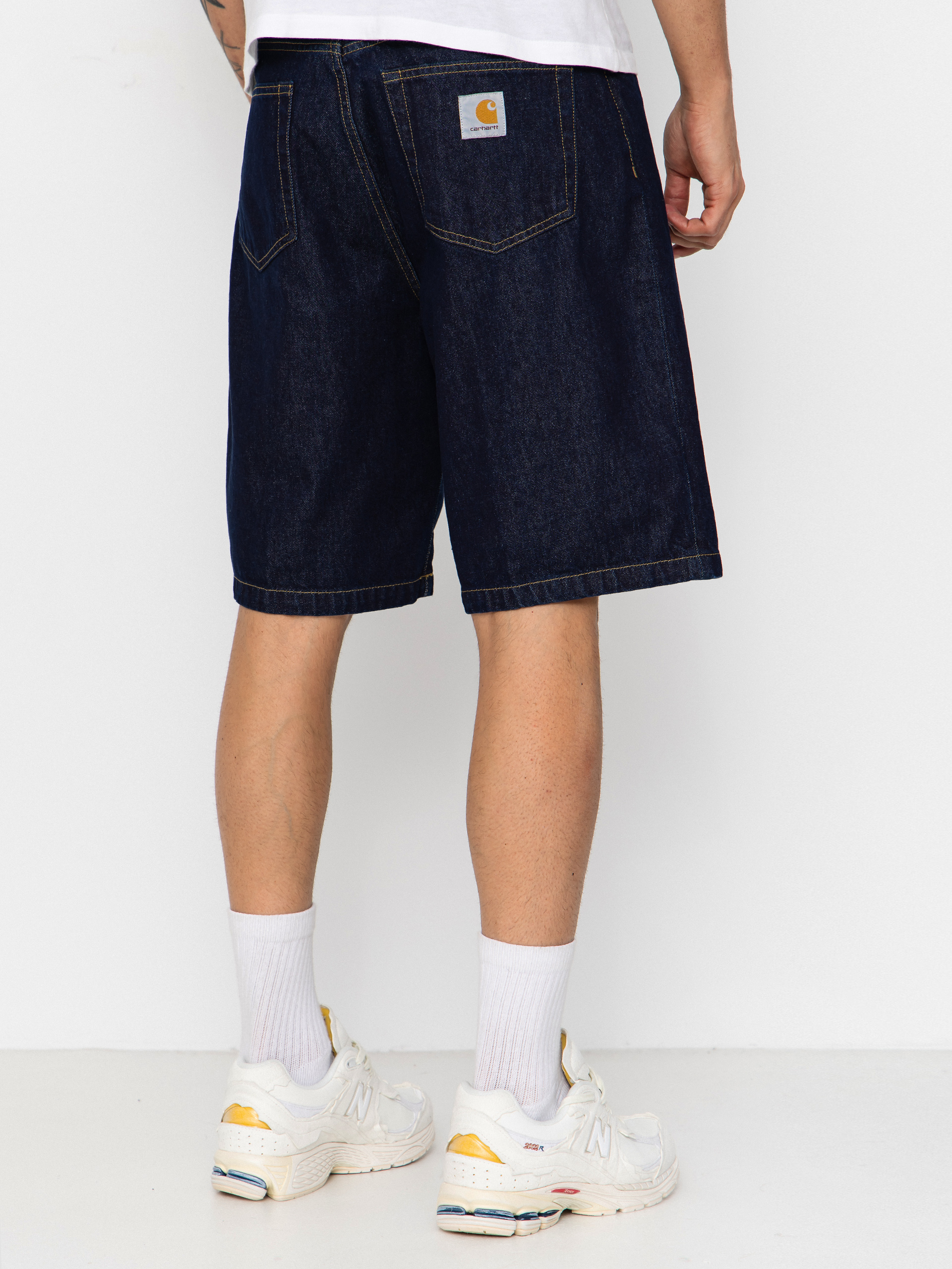 Къси панталони Carhartt WIP Landon (blue rinsed)