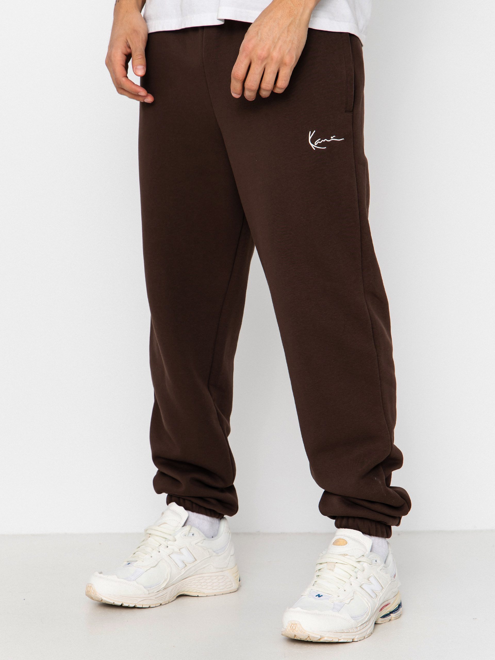 Панталони Karl Kani Small Signature Essential Baggy (brown)