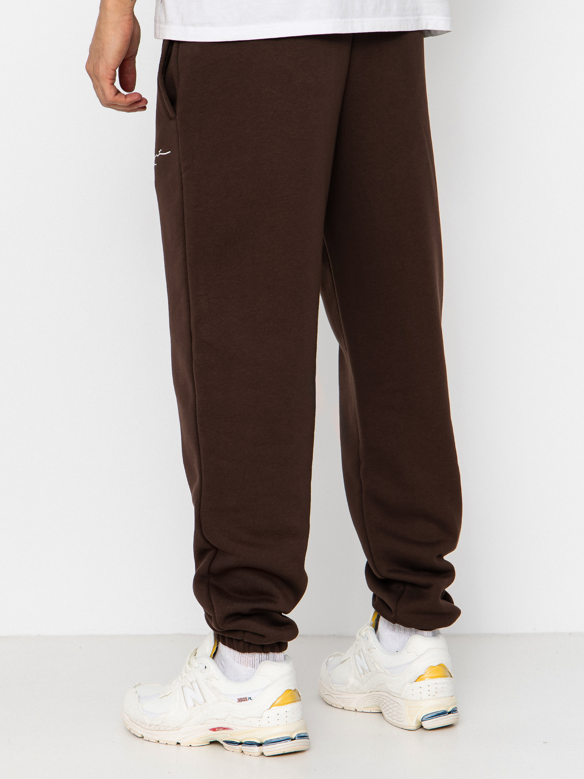 Панталони Karl Kani Small Signature Essential Baggy (brown)
