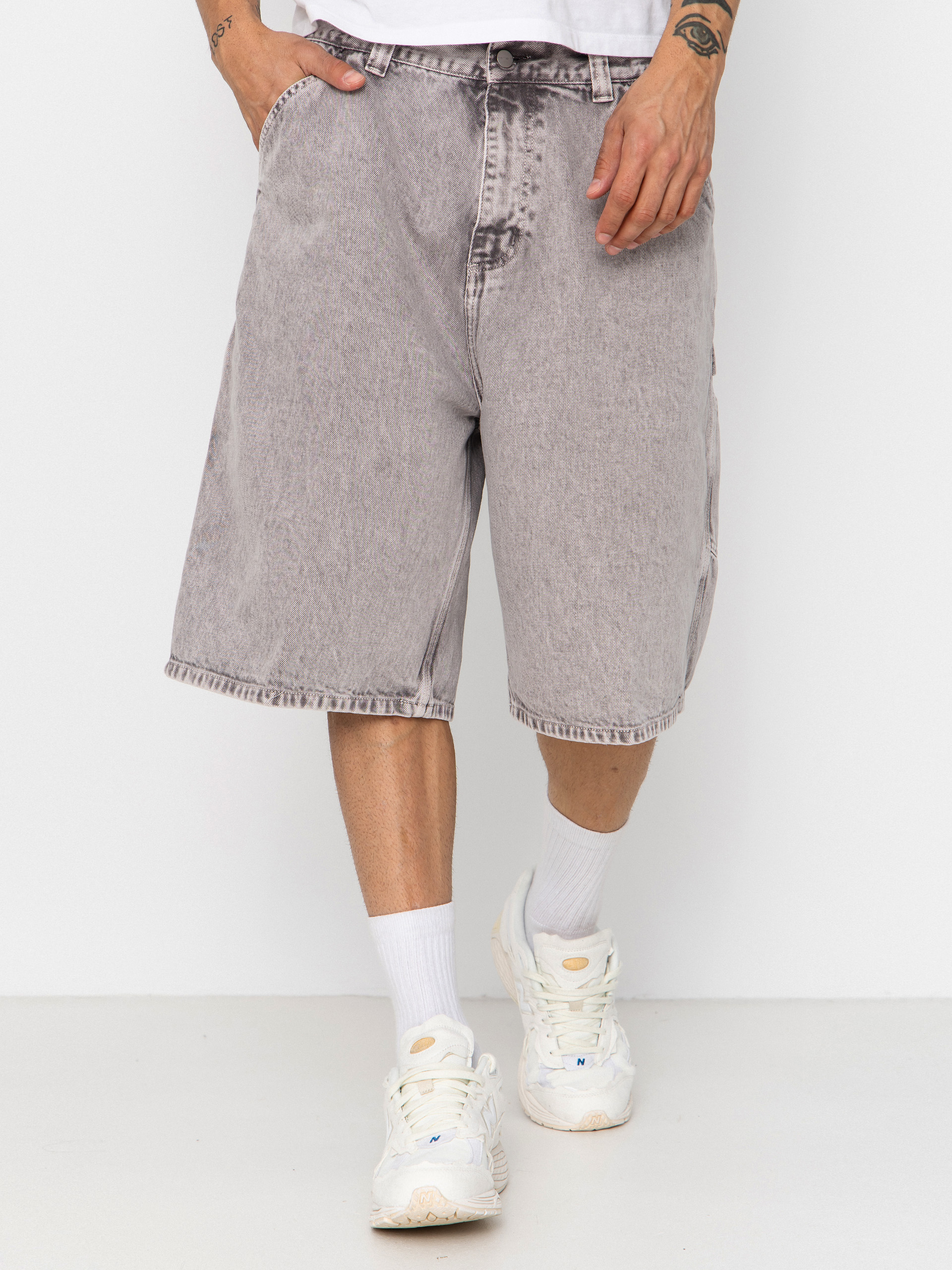 Къси панталони Carhartt WIP OG Single Knee (shale chalk wash)