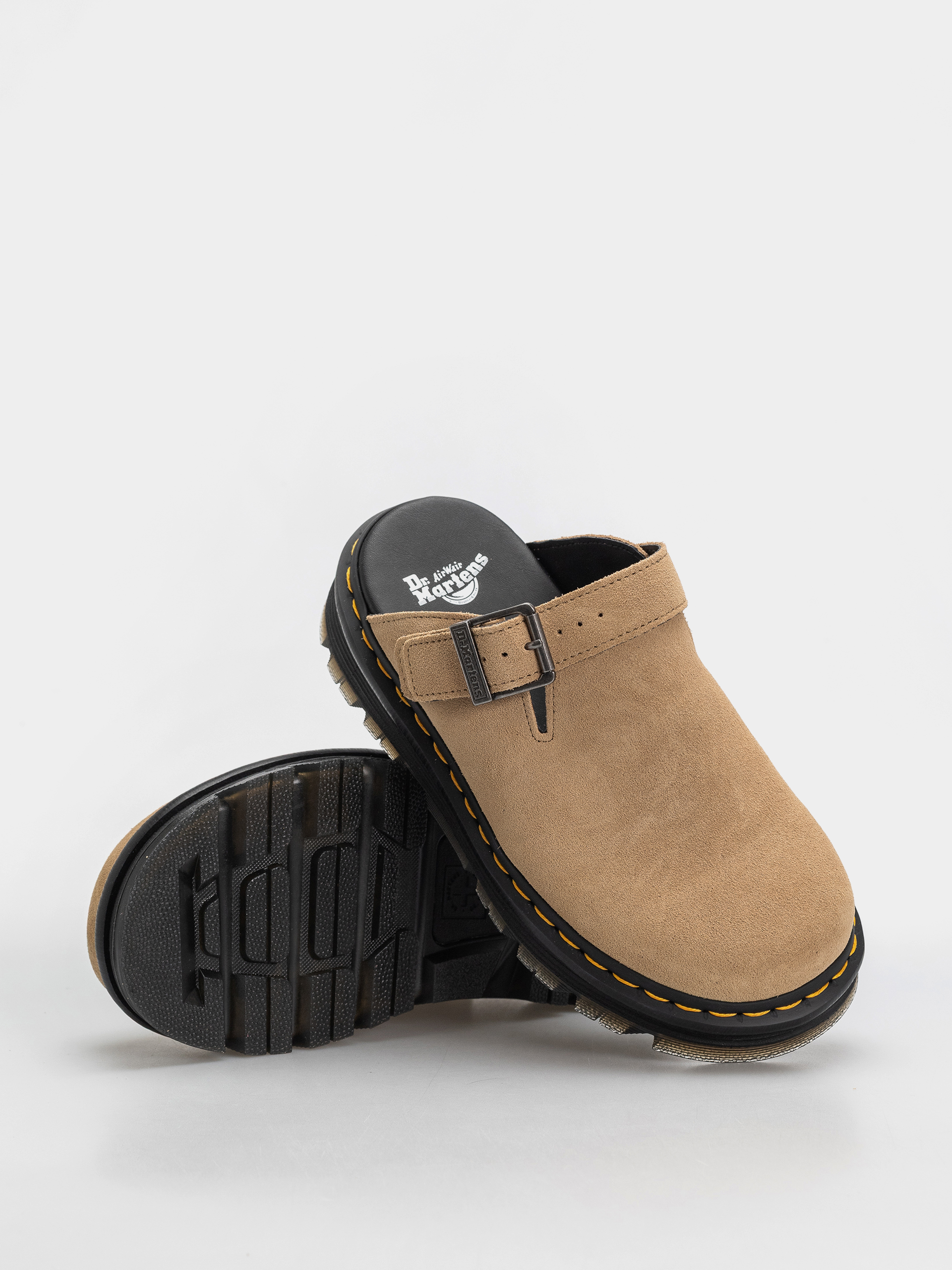 Обувки Dr. Martens ZebZag Mule (savannah tan suede)