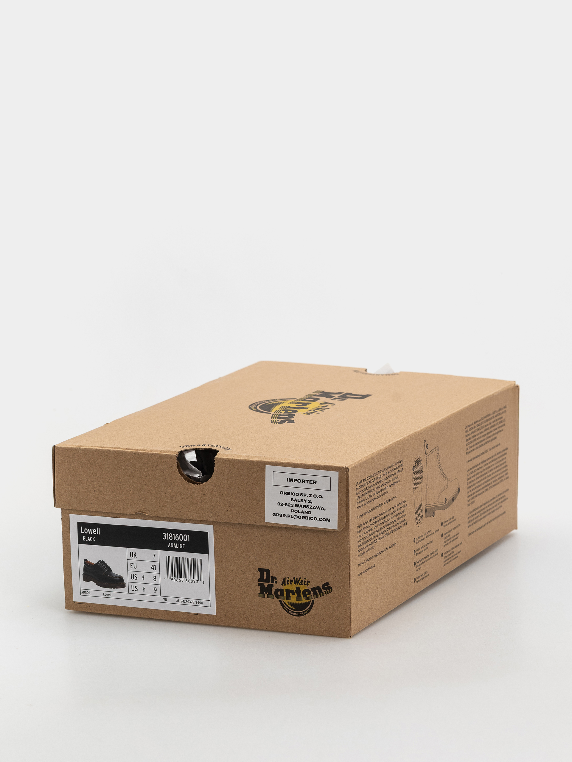 Обувки Dr. Martens Lowell (black analine)