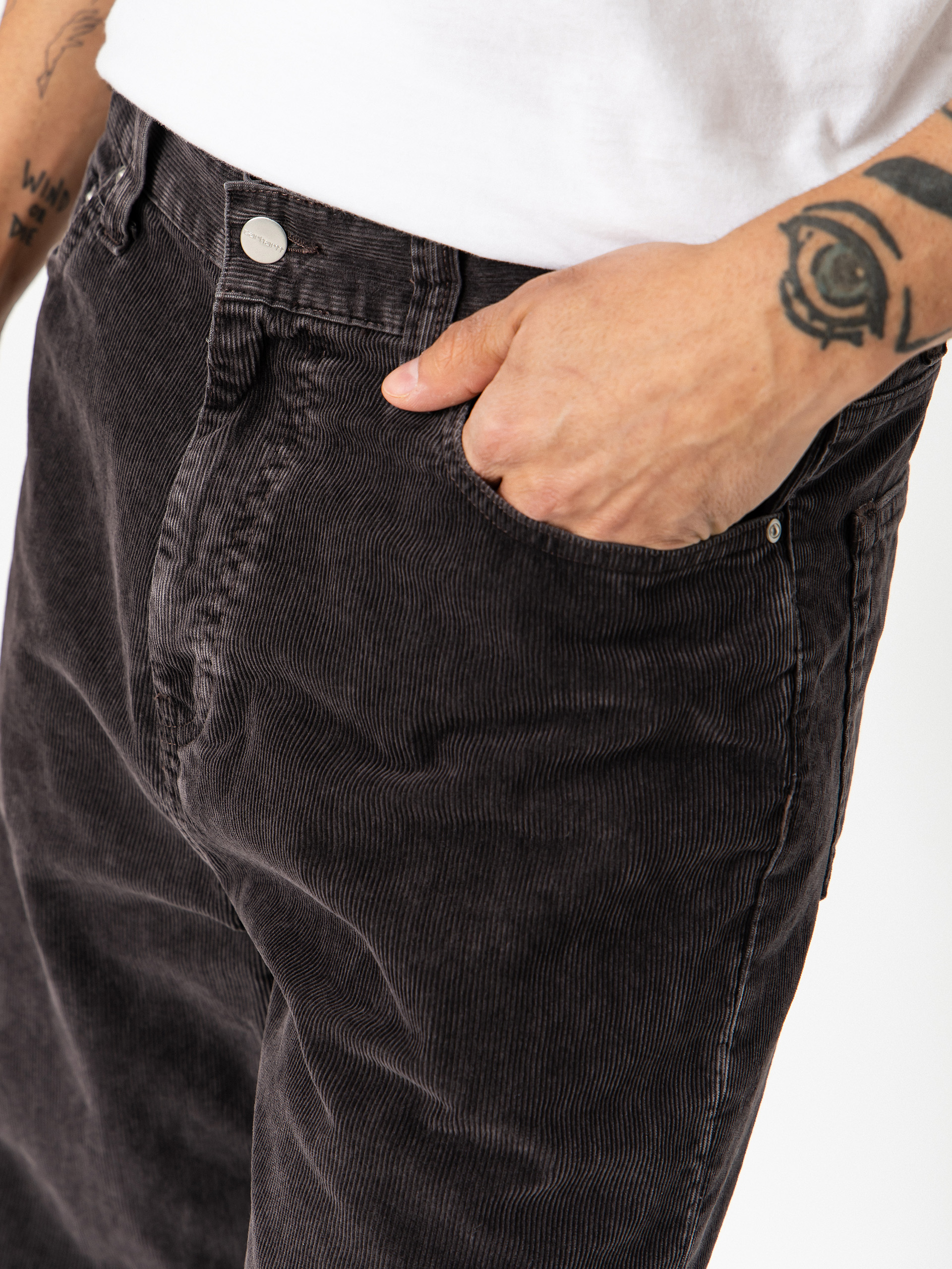 Панталони Carhartt WIP Aaron (shale)