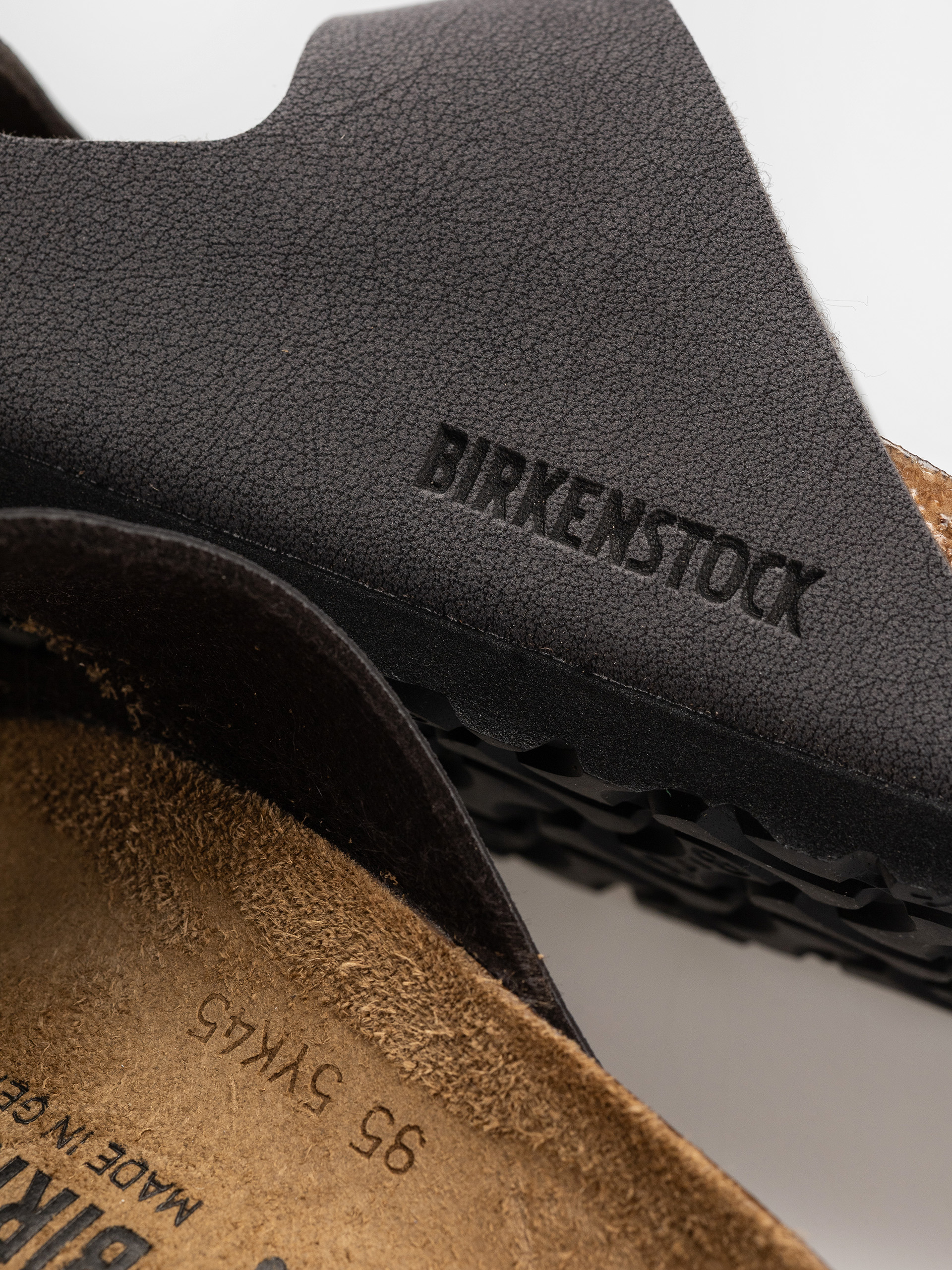Чехли Birkenstock Arizona Birkibuc Narrow (velvet gray/black)