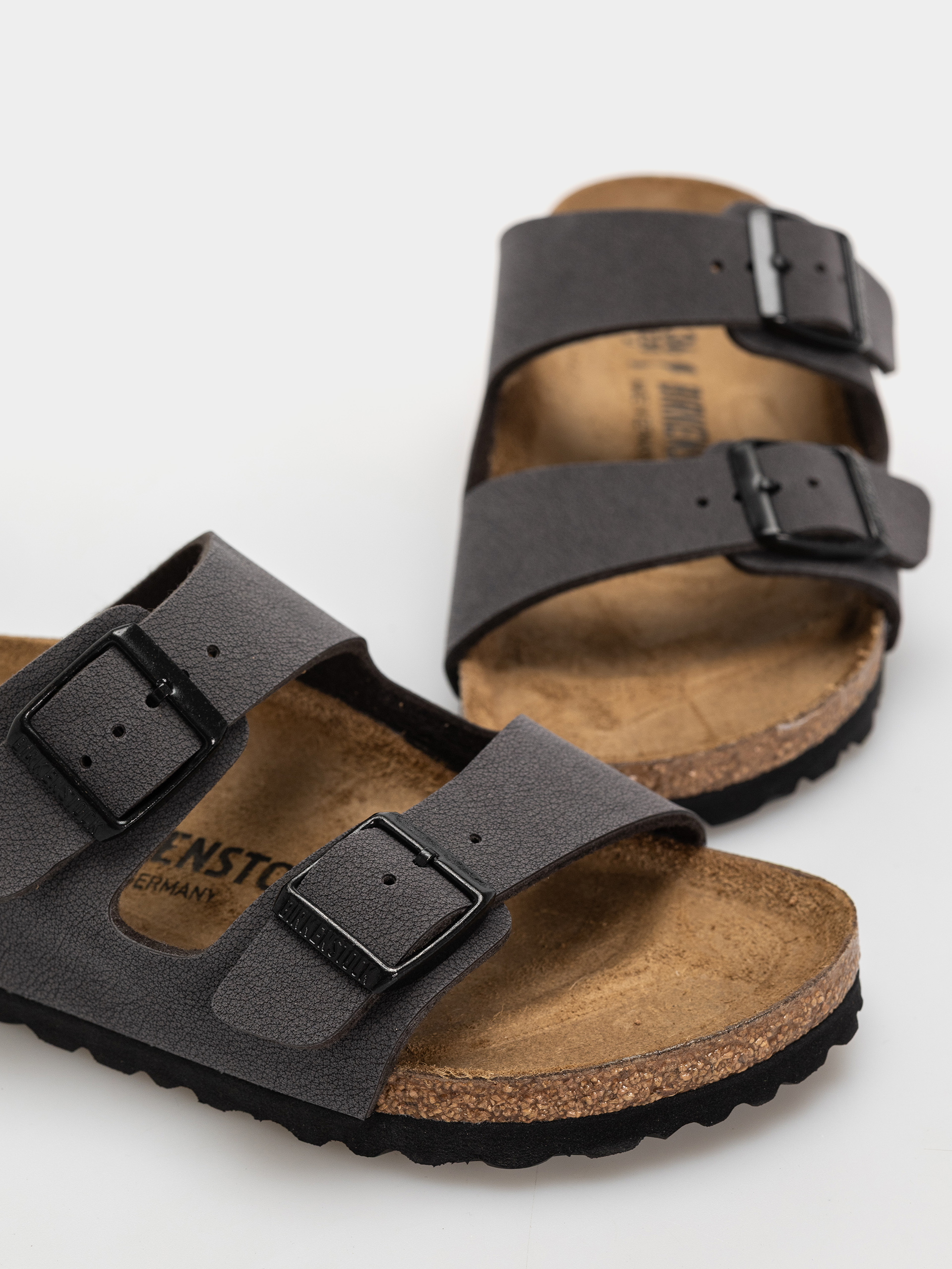 Чехли Birkenstock Arizona Birkibuc Narrow (velvet gray/black)