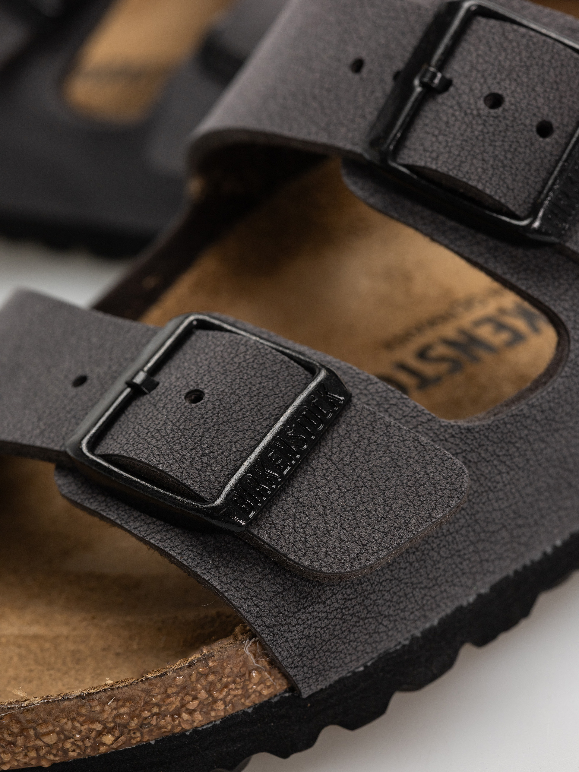 Чехли Birkenstock Arizona Birkibuc Narrow (velvet gray/black)