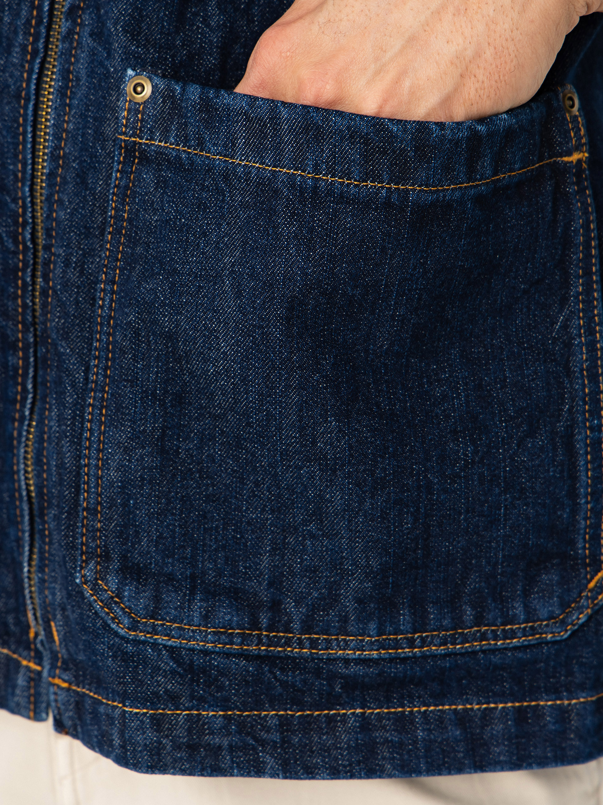 Елек Dickies X Harley Davidson Denim (rinsed indigo blue)