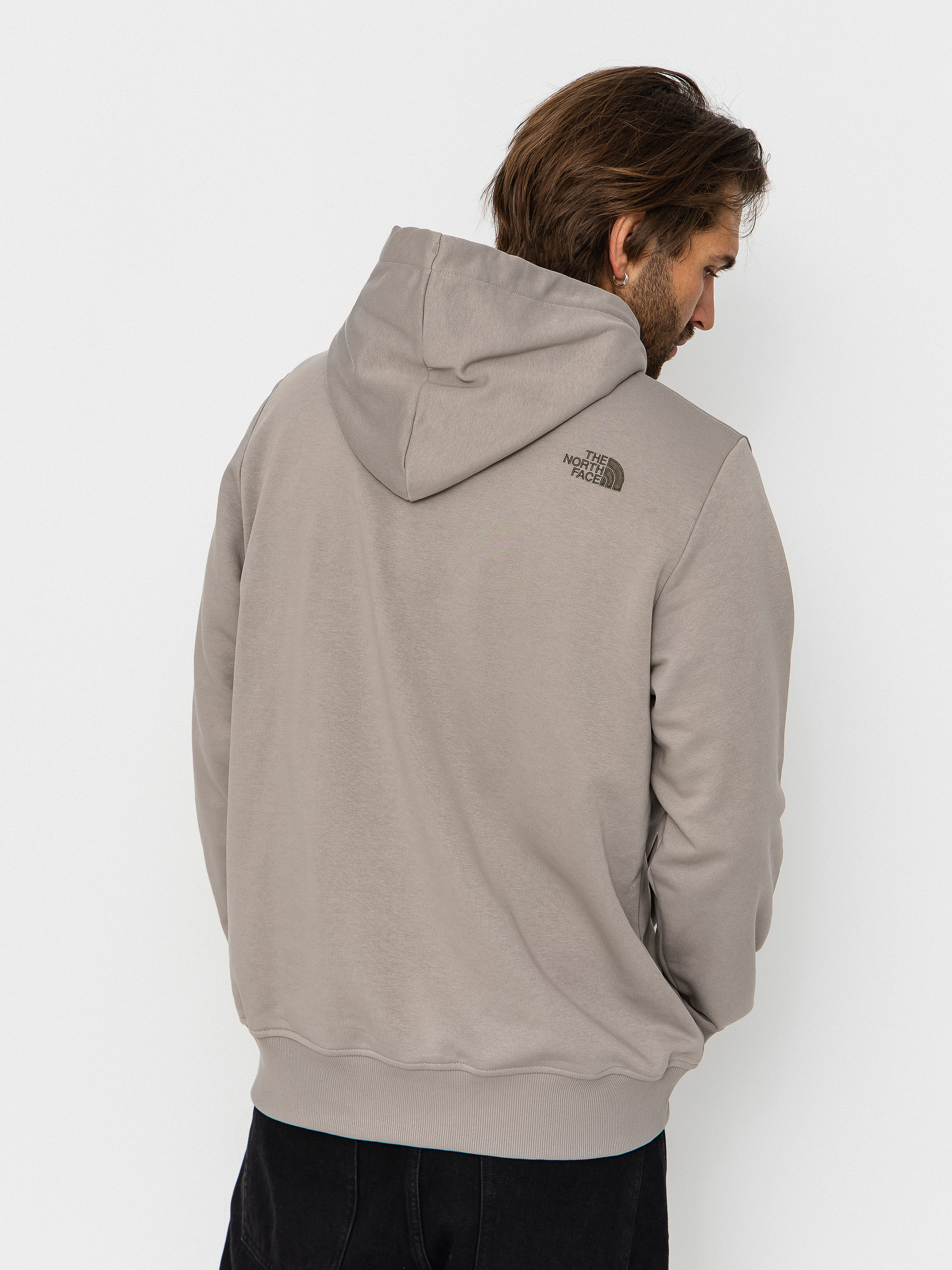 Суитшърт с качулка The North Face Drew Peak Light HD (stone slab/new)