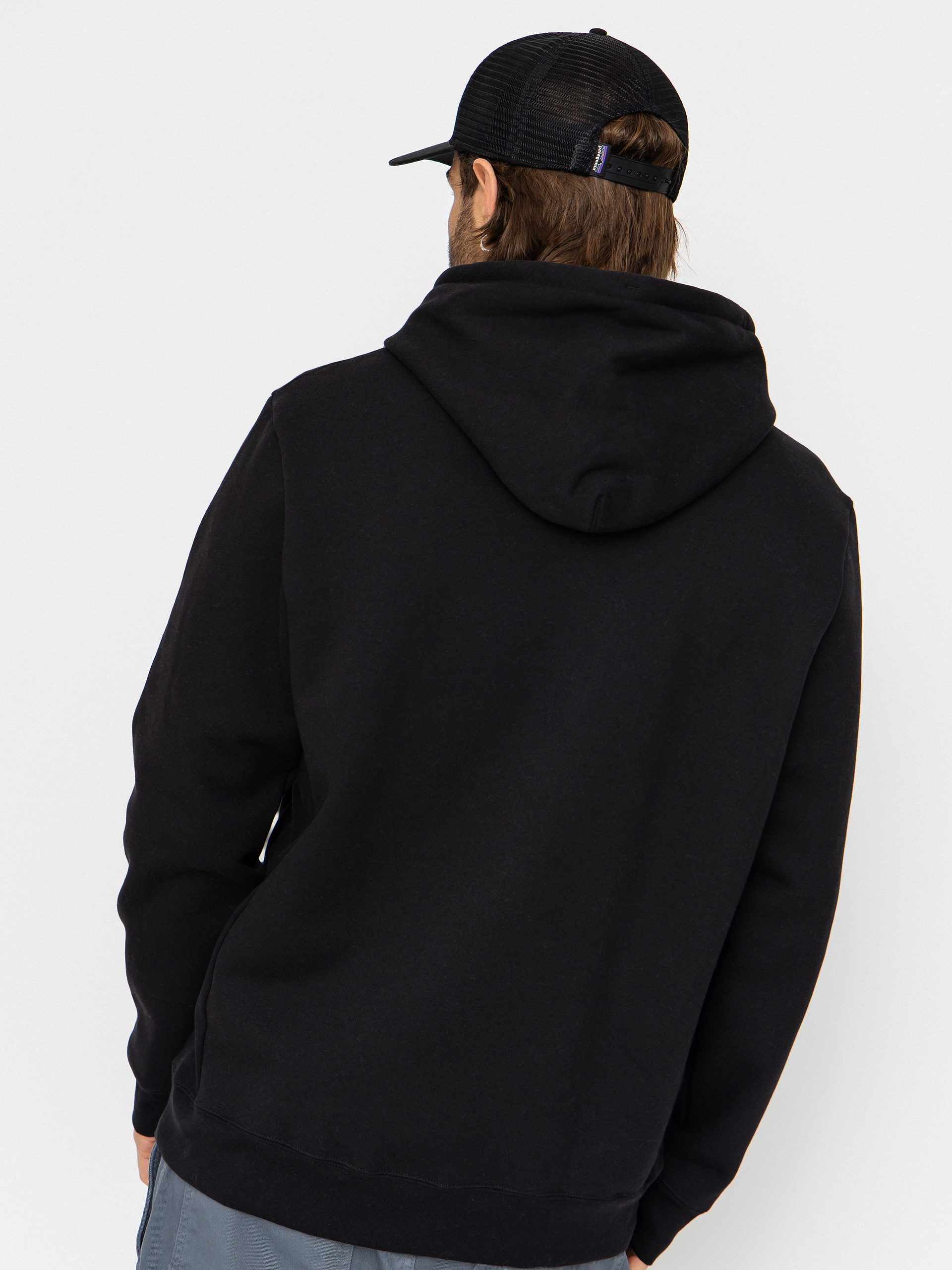 Суитшърт с качулка Patagonia P 6 Label Uprisal HD (black)
