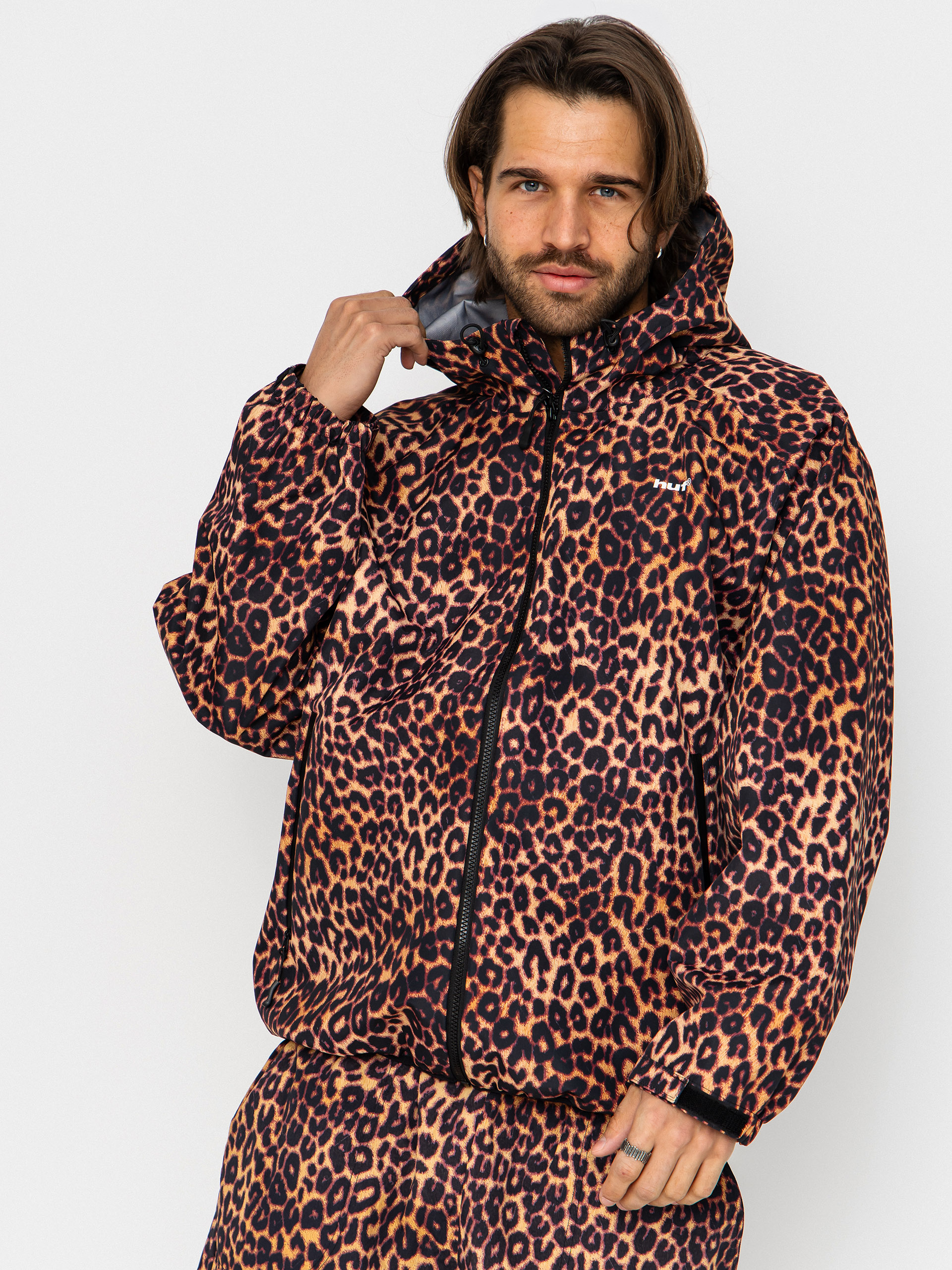 Яке HUF Rainier Printed Shell (brown)