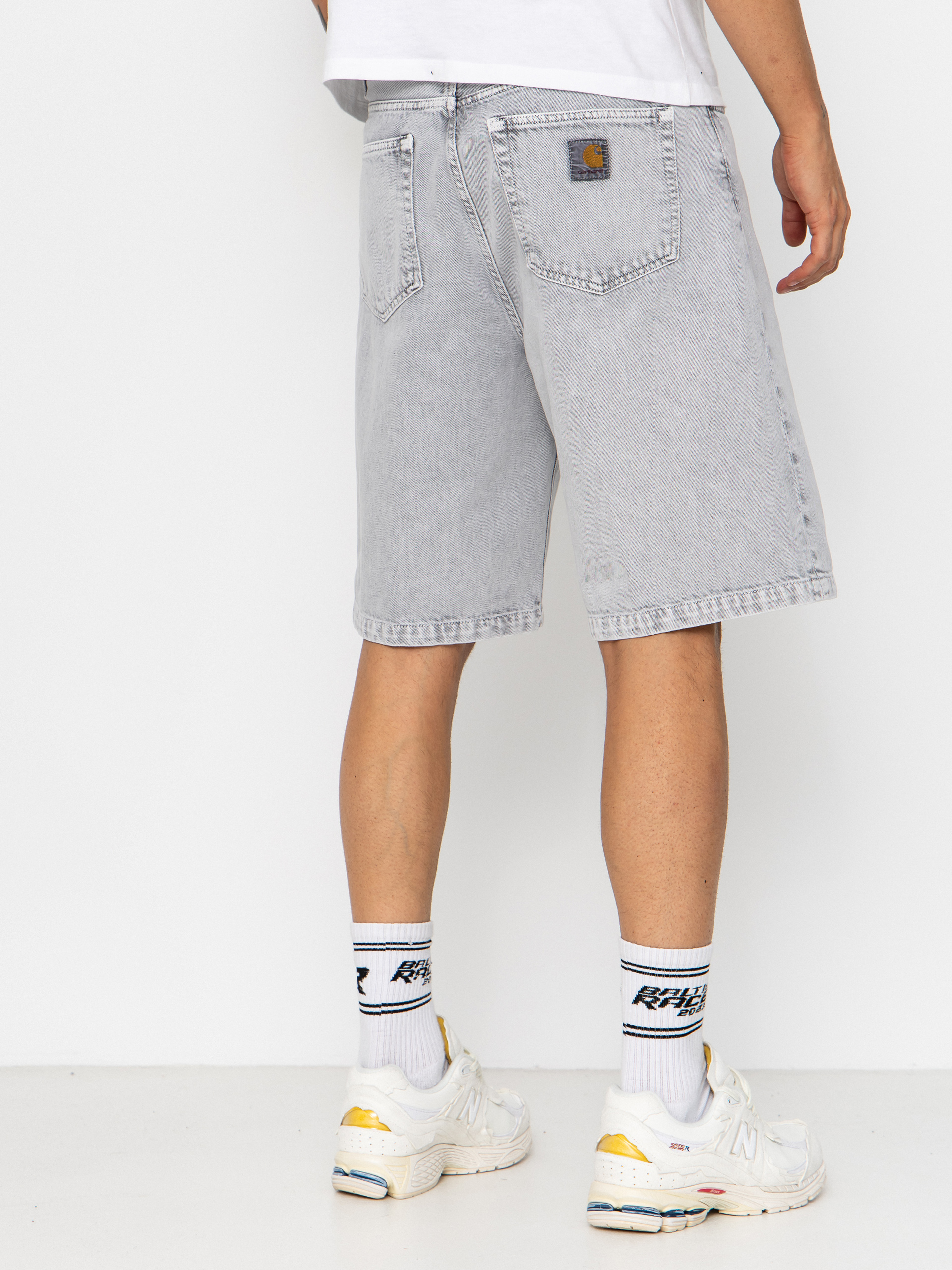 Къси панталони Carhartt WIP Landon (black chalk wash)