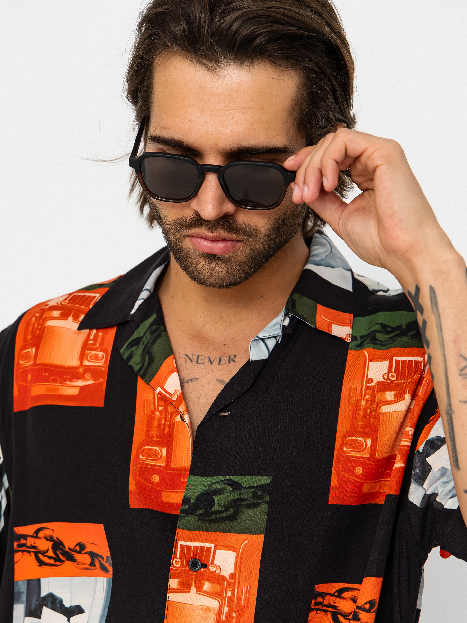 Риза Carhartt WIP Sean Hamilton (sean hamilton print/black)