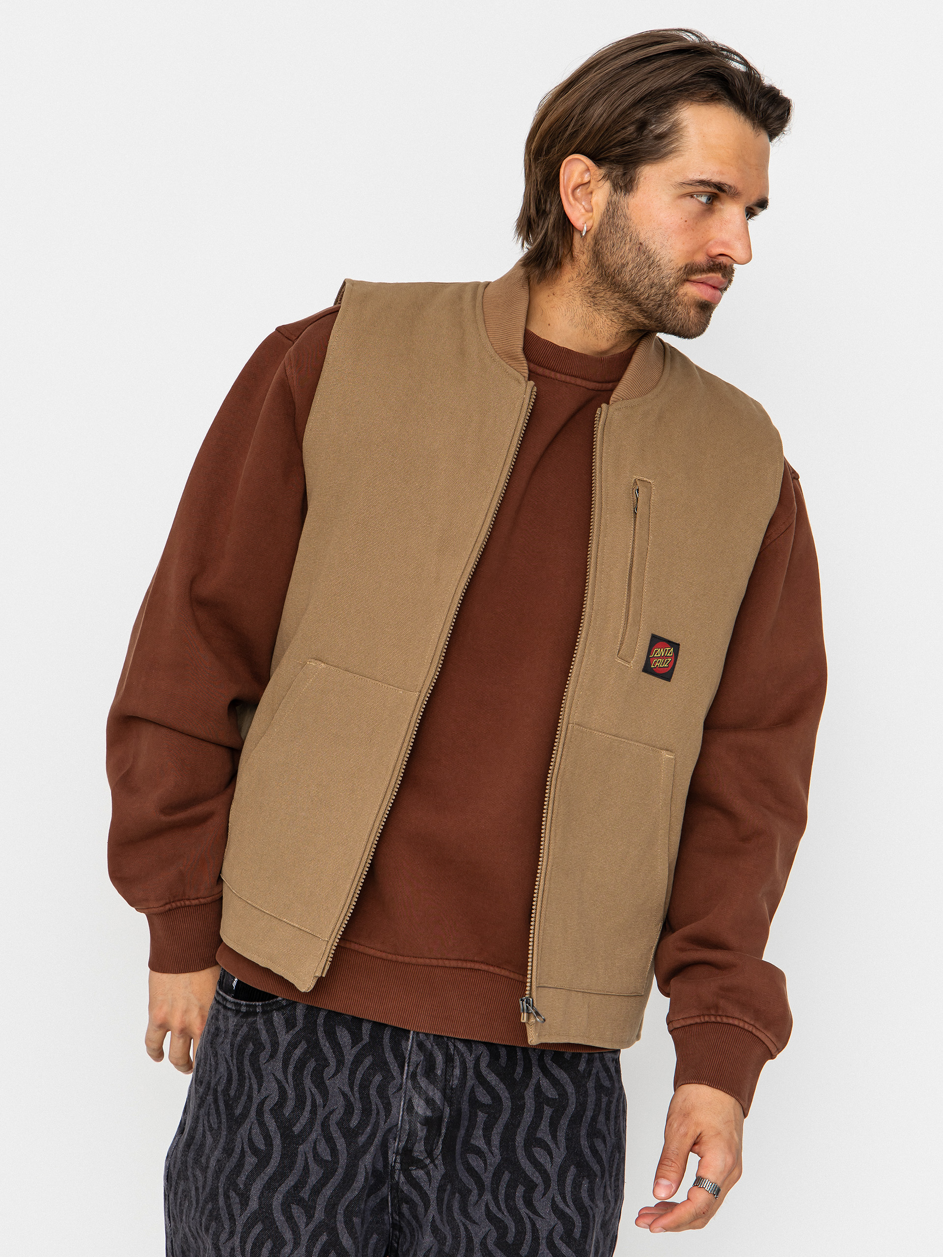 Елек Santa Cruz Classic Label (taupe)