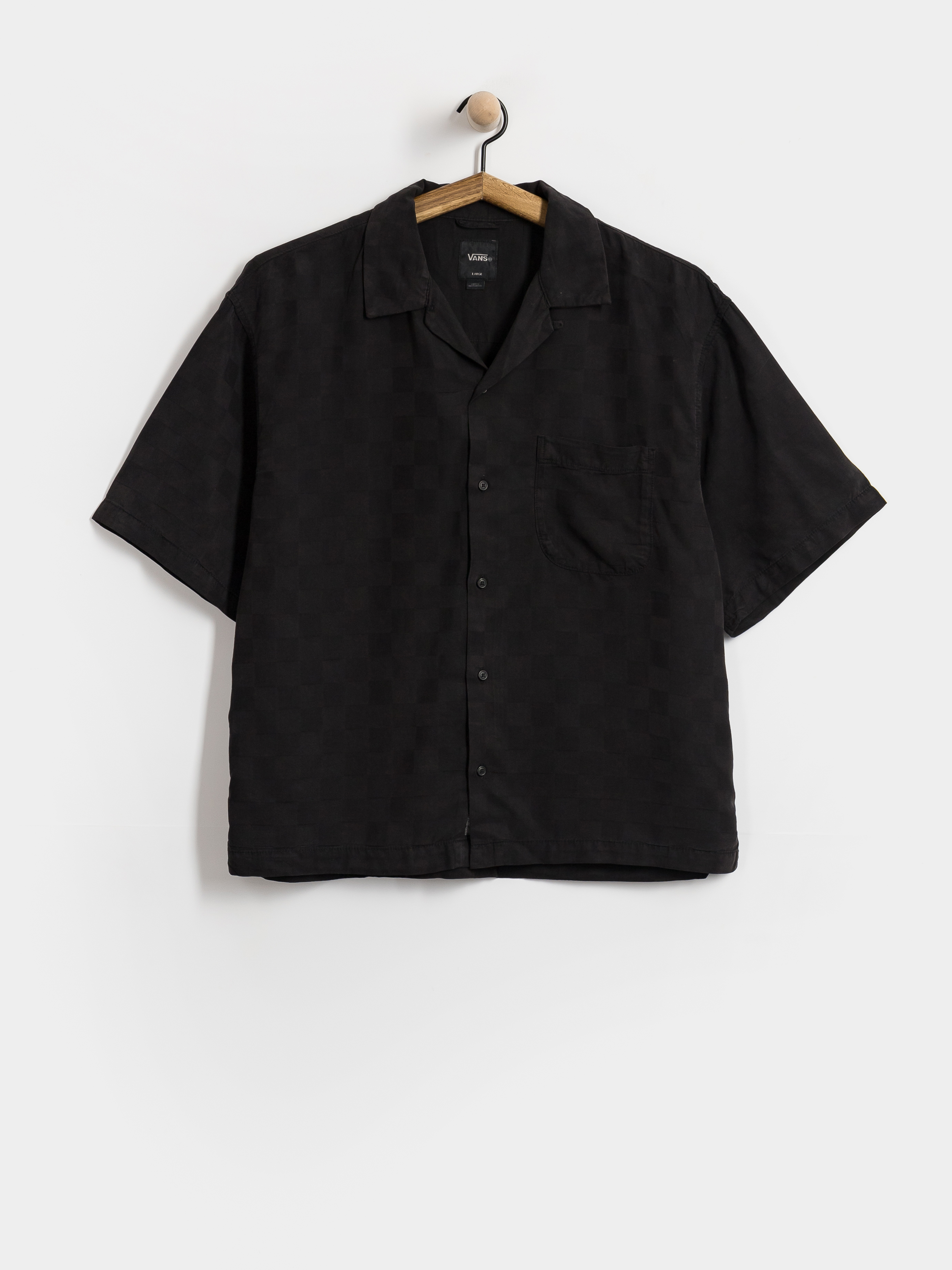 u0420u0438u0437u0430 Vans Van Doren Tencel Check Camp (black)