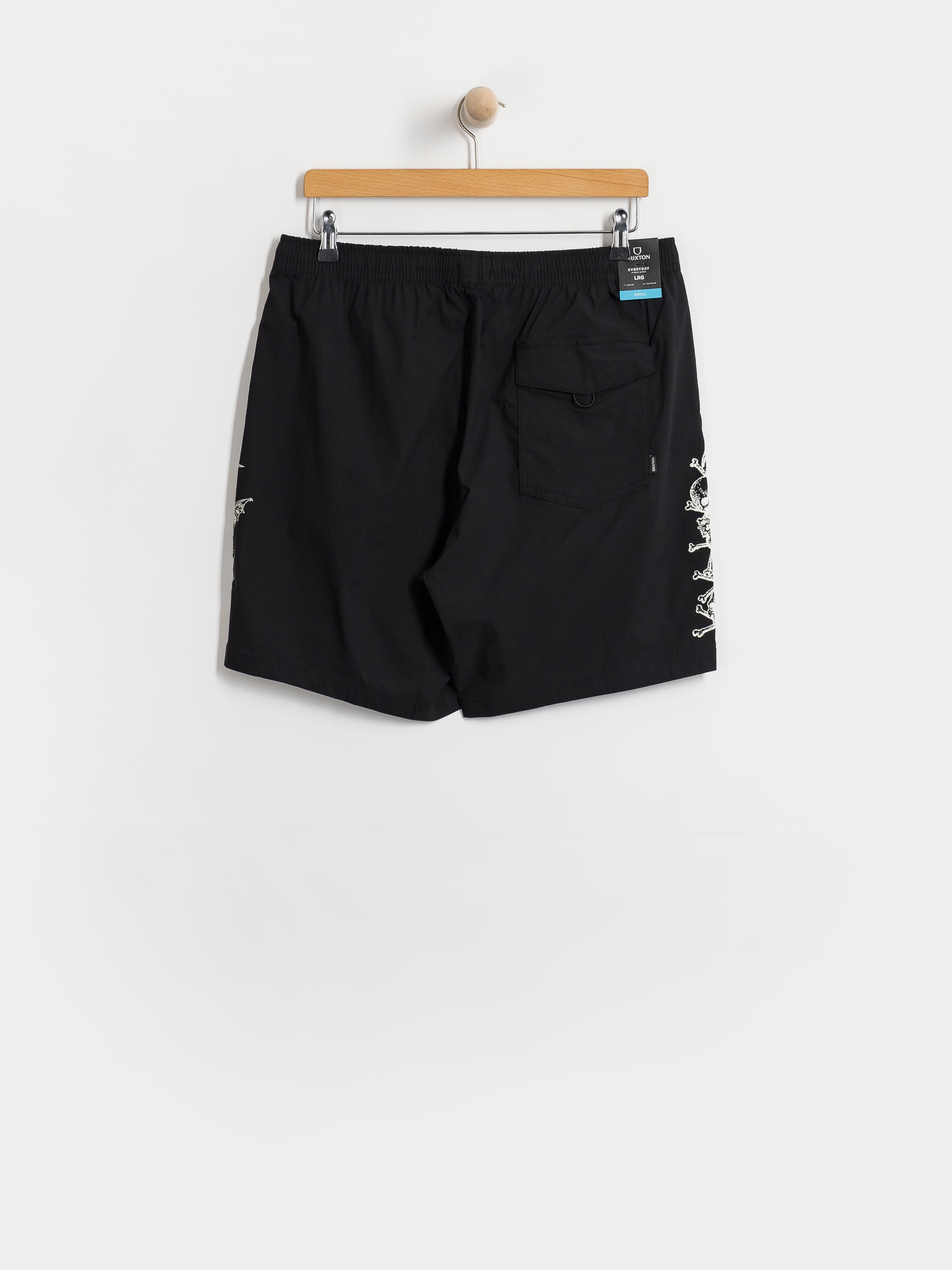 Къси панталони Brixton Everyday Stretch Hybrid (black/white)