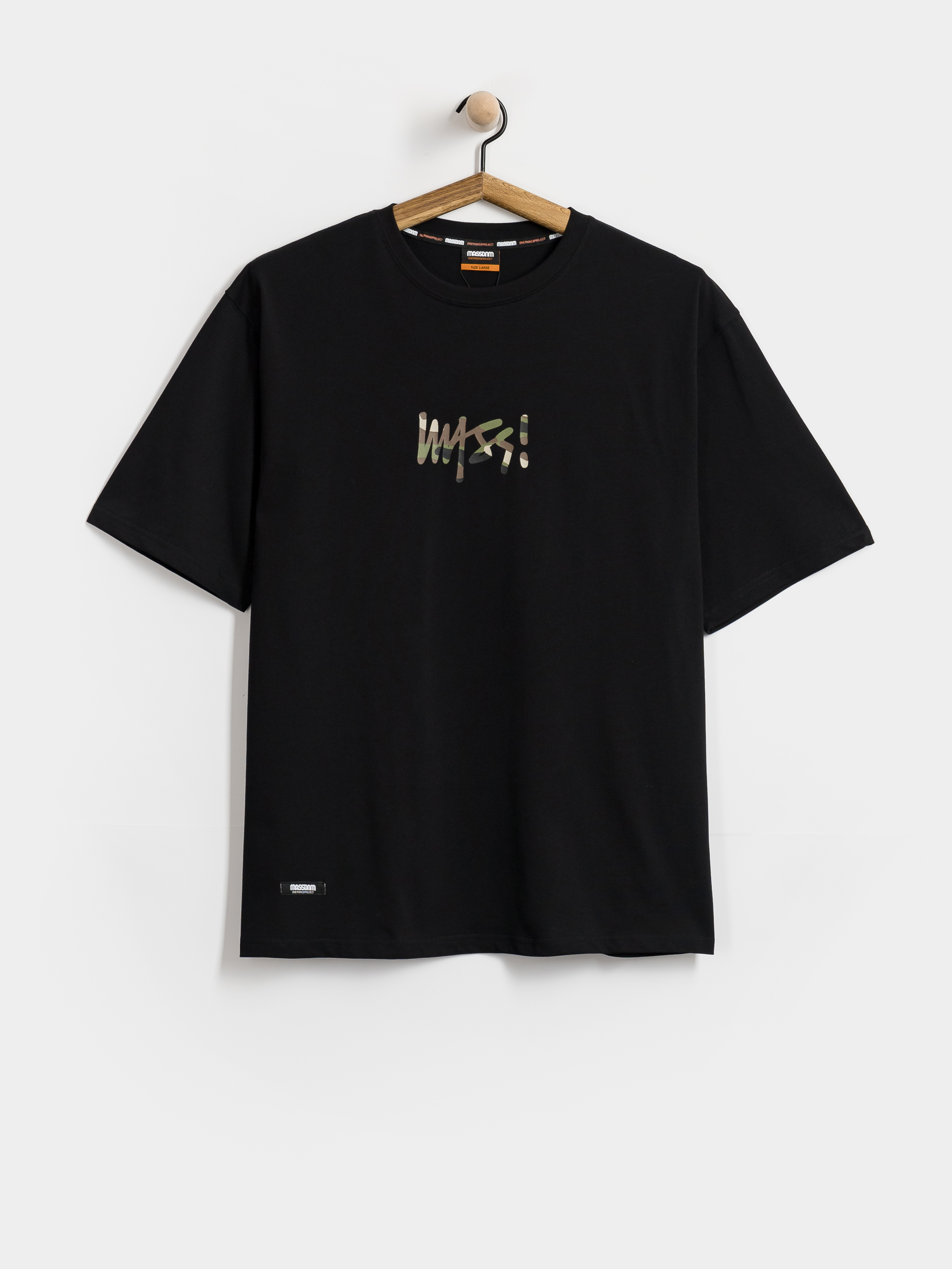 Тениска MassDnm Camo Sign (black)