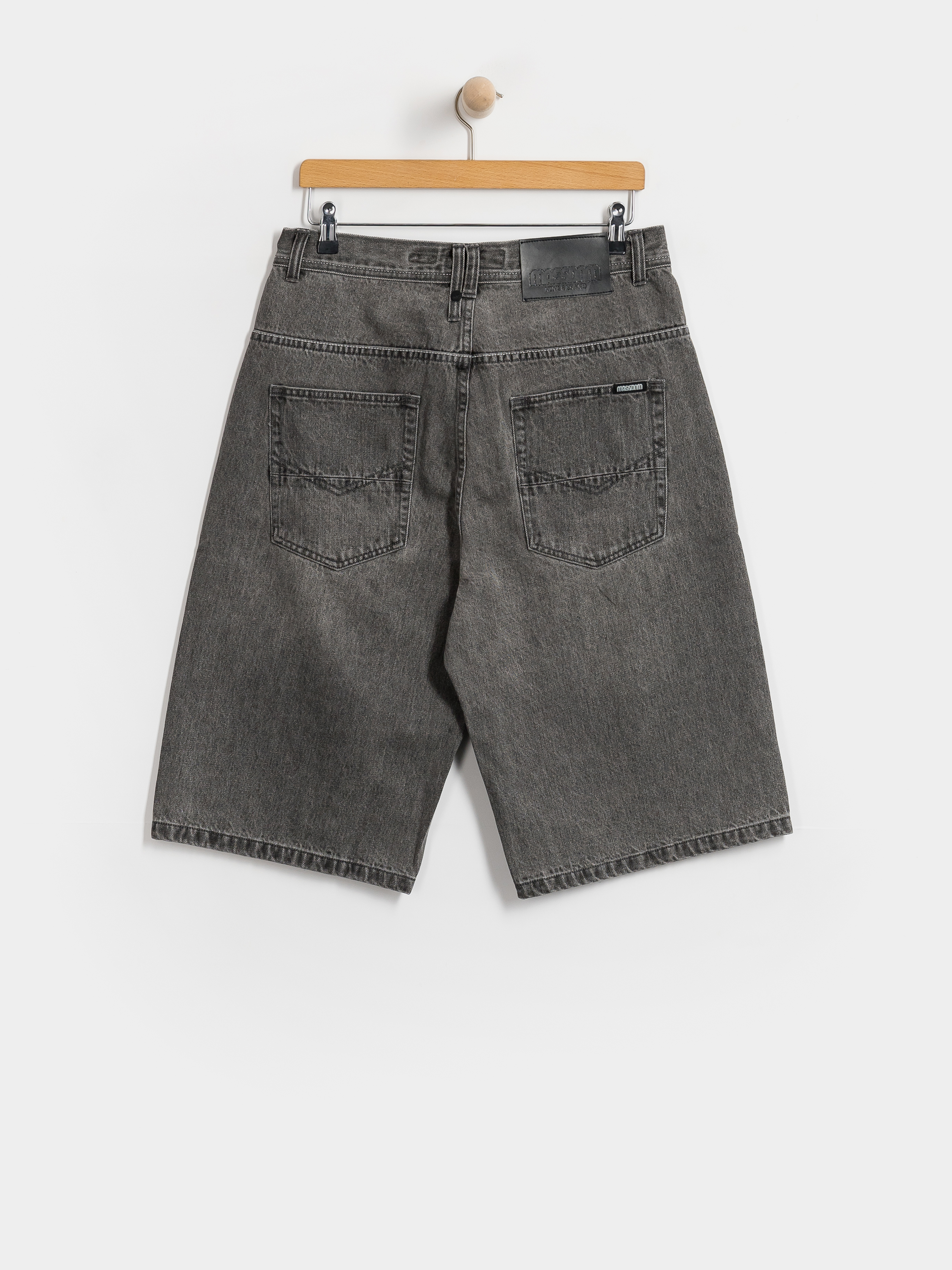 Къси панталони MassDnm Jeans Slang (grey)