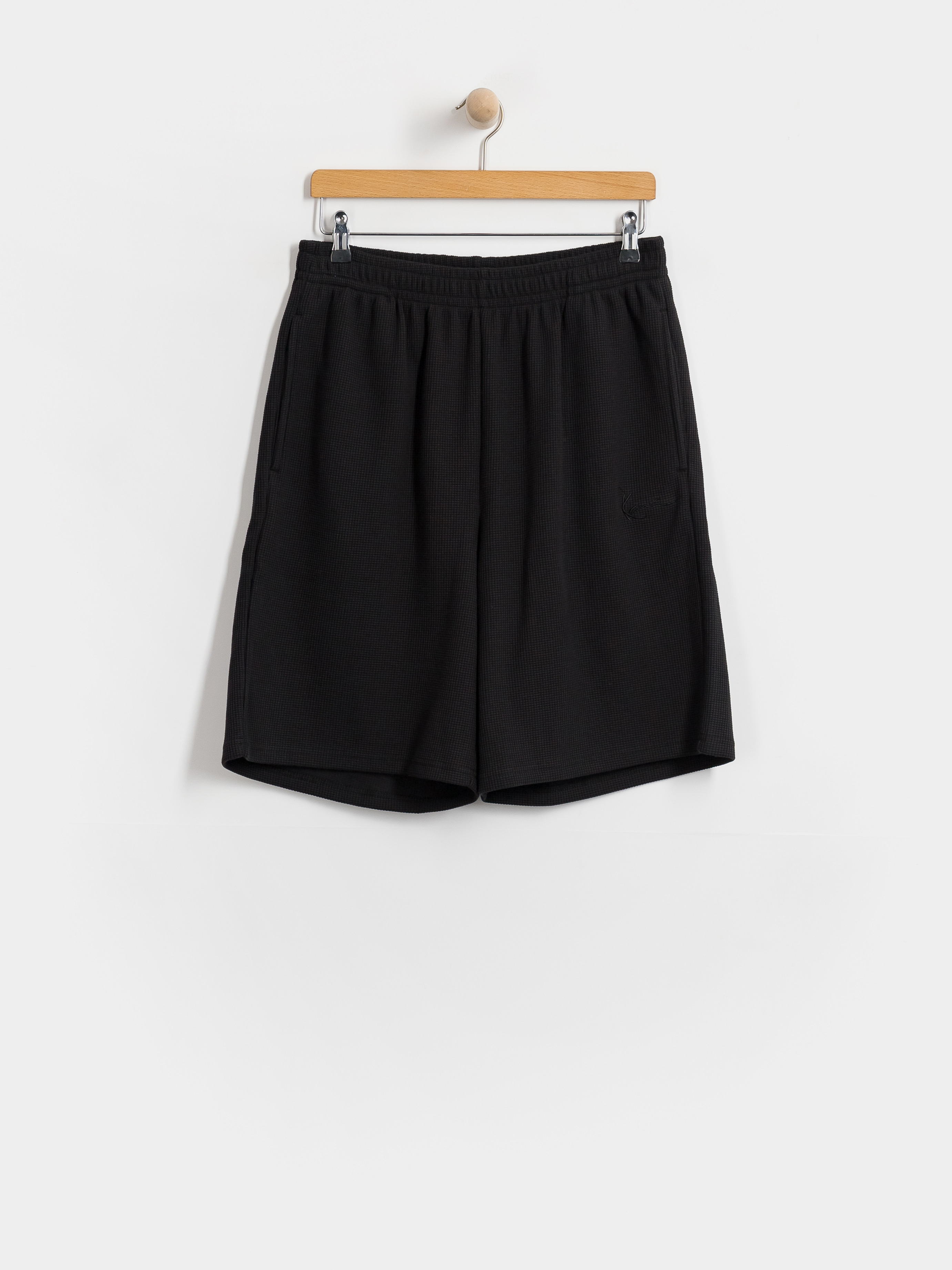 Къси панталони Karl Kani Signature Waffle (black)