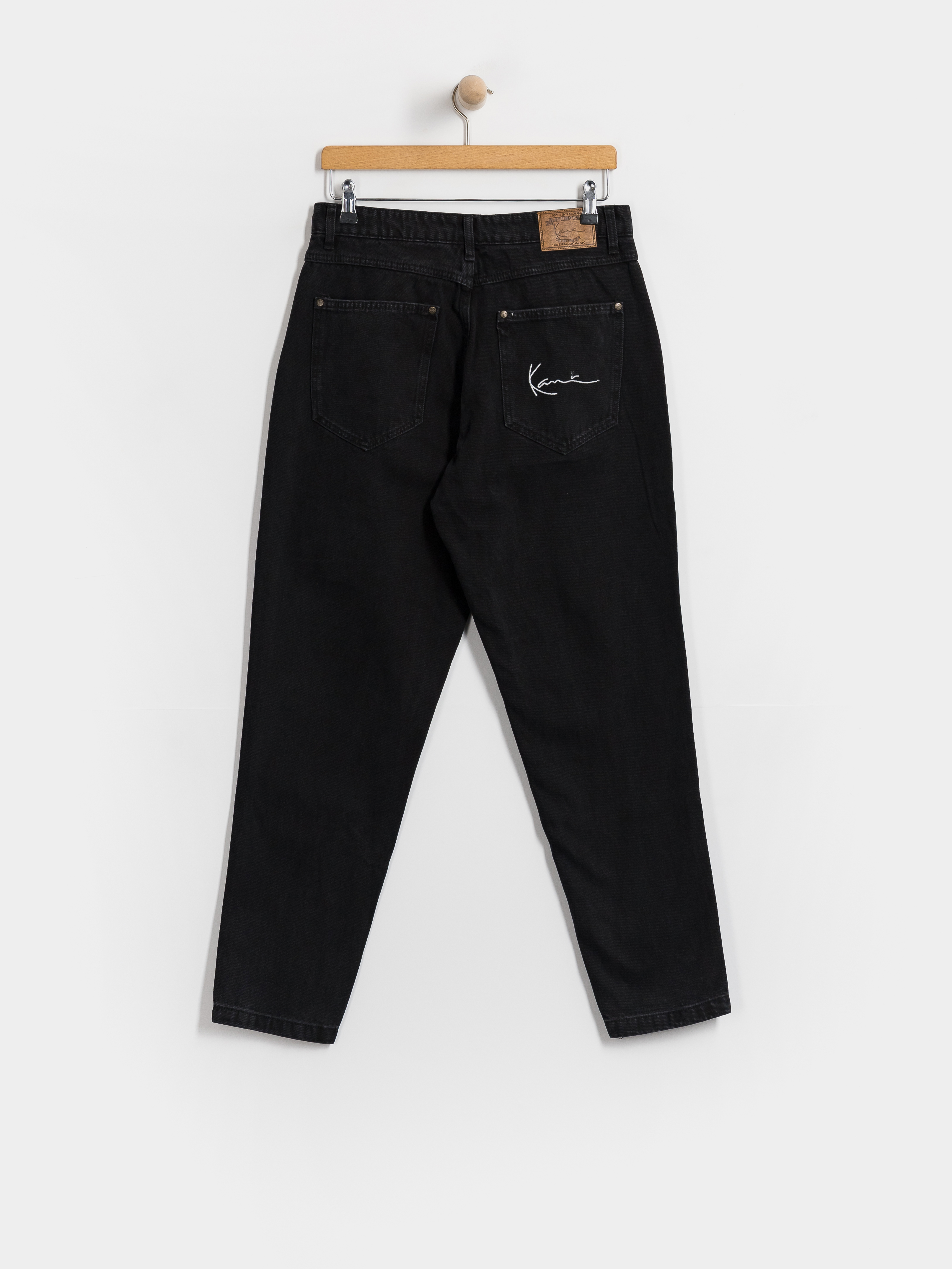 Панталони Karl Kani Small Signature Tapered Five Pocket Denim (black)