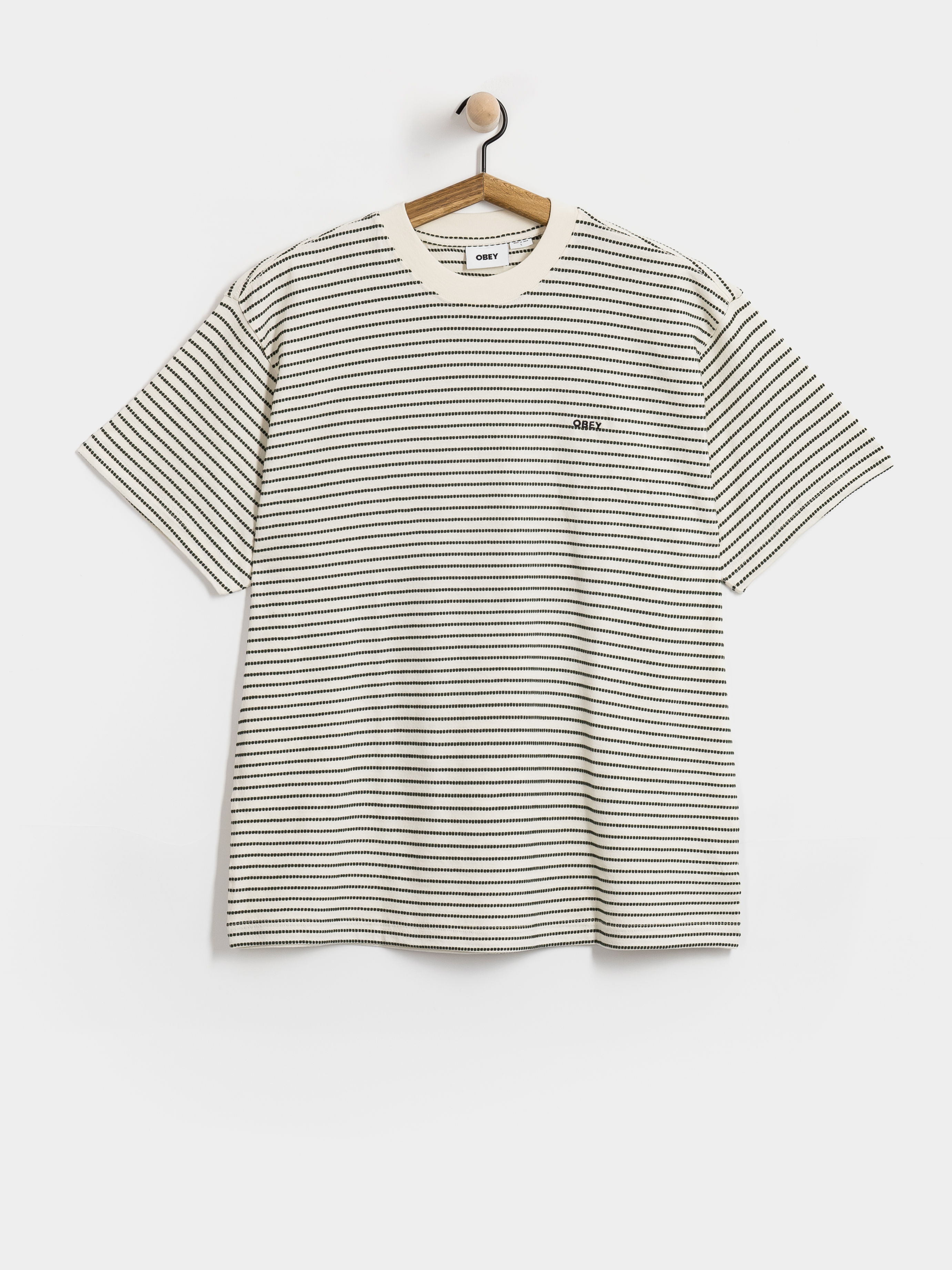Тениска OBEY Edwin (cream mutli)