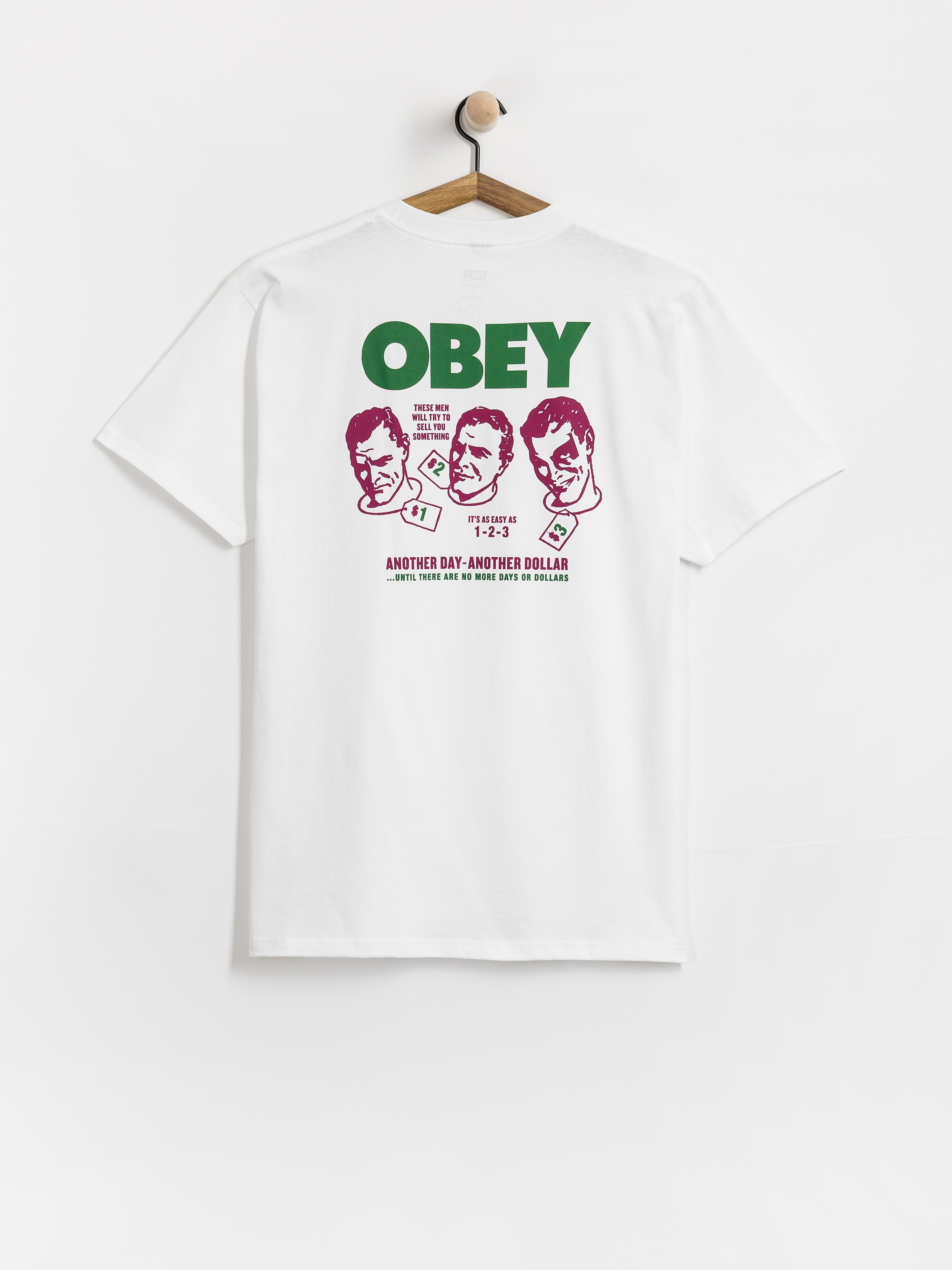 Тениска OBEY Another Dollar (white)
