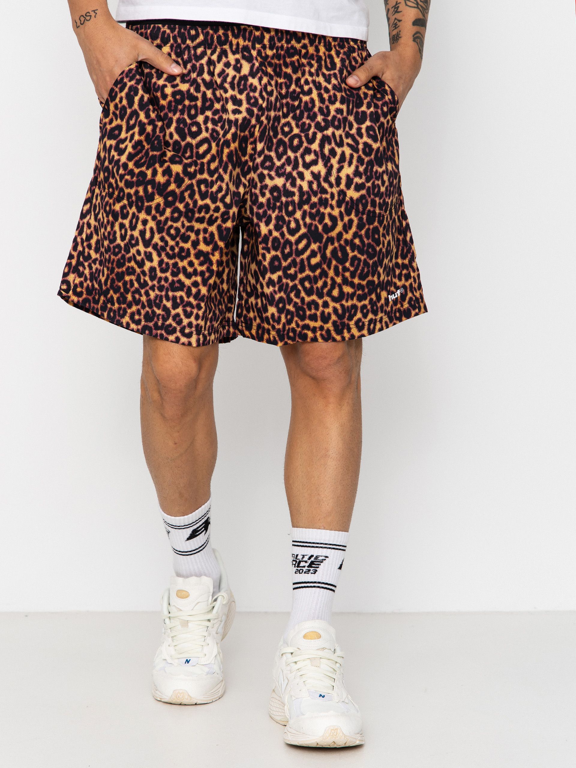 Къси панталони HUF 89 Printed Easy (brown)