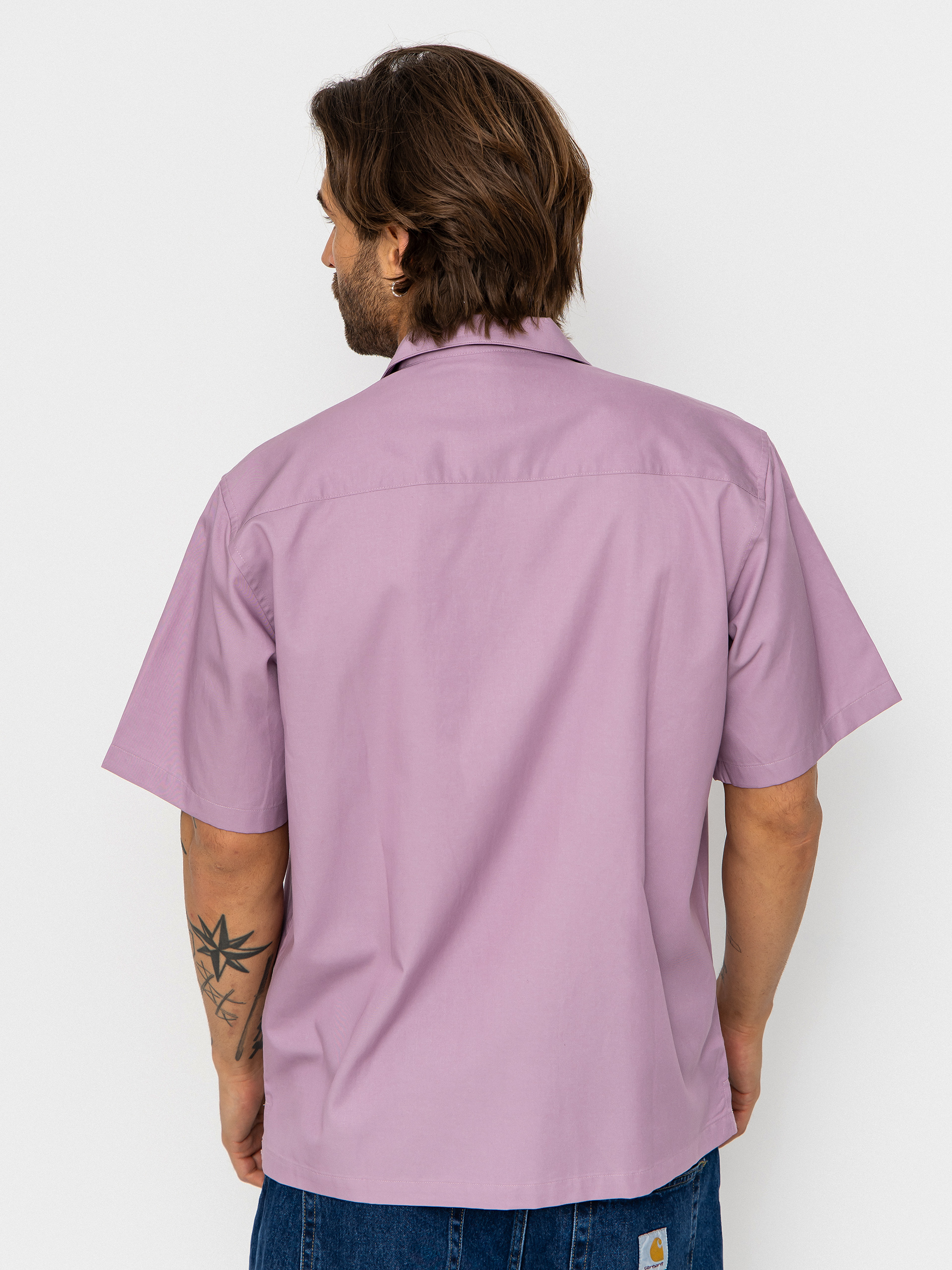 Риза Carhartt WIP Delray (gentle purple/white)