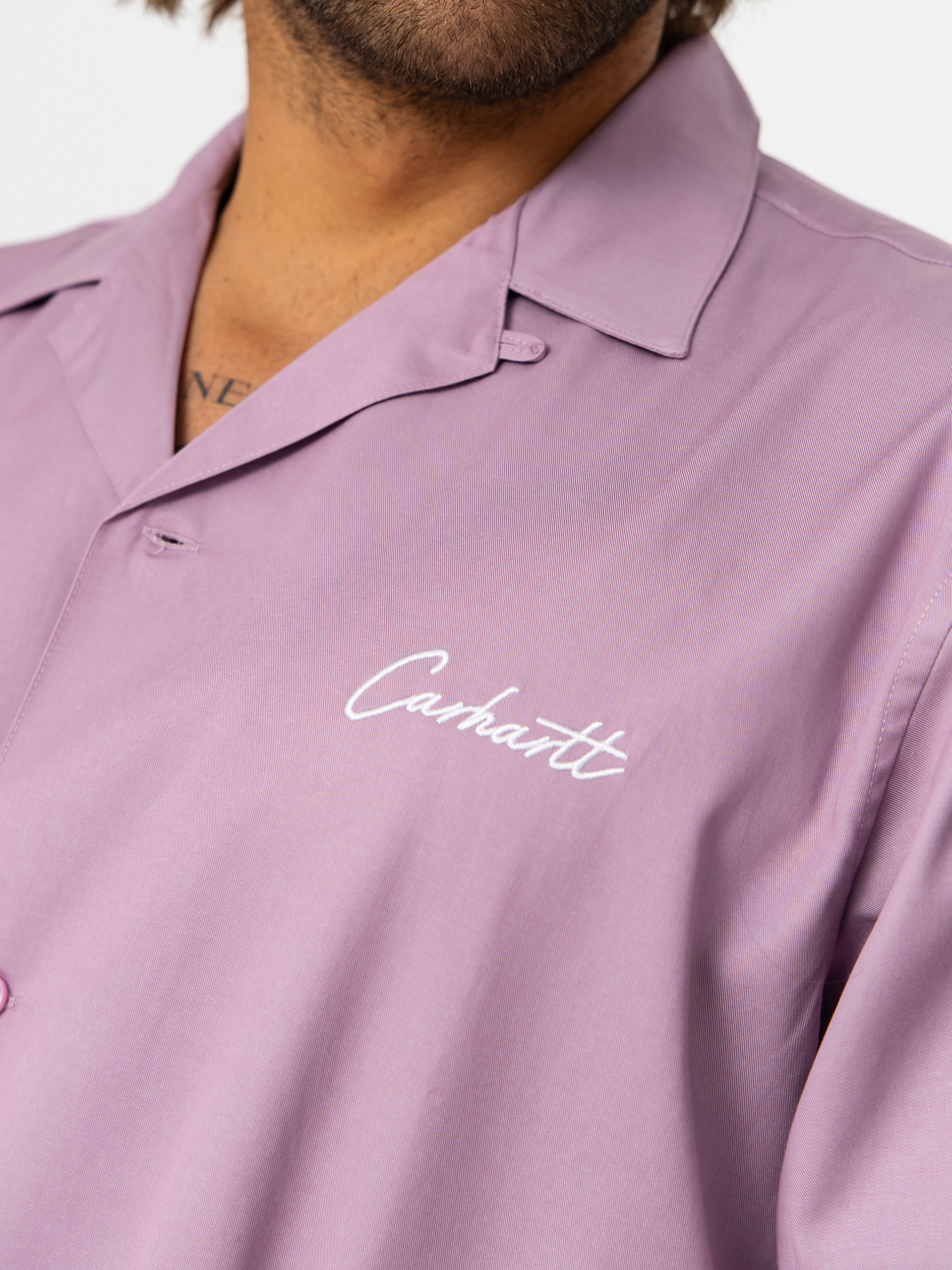 Риза Carhartt WIP Delray (gentle purple/white)