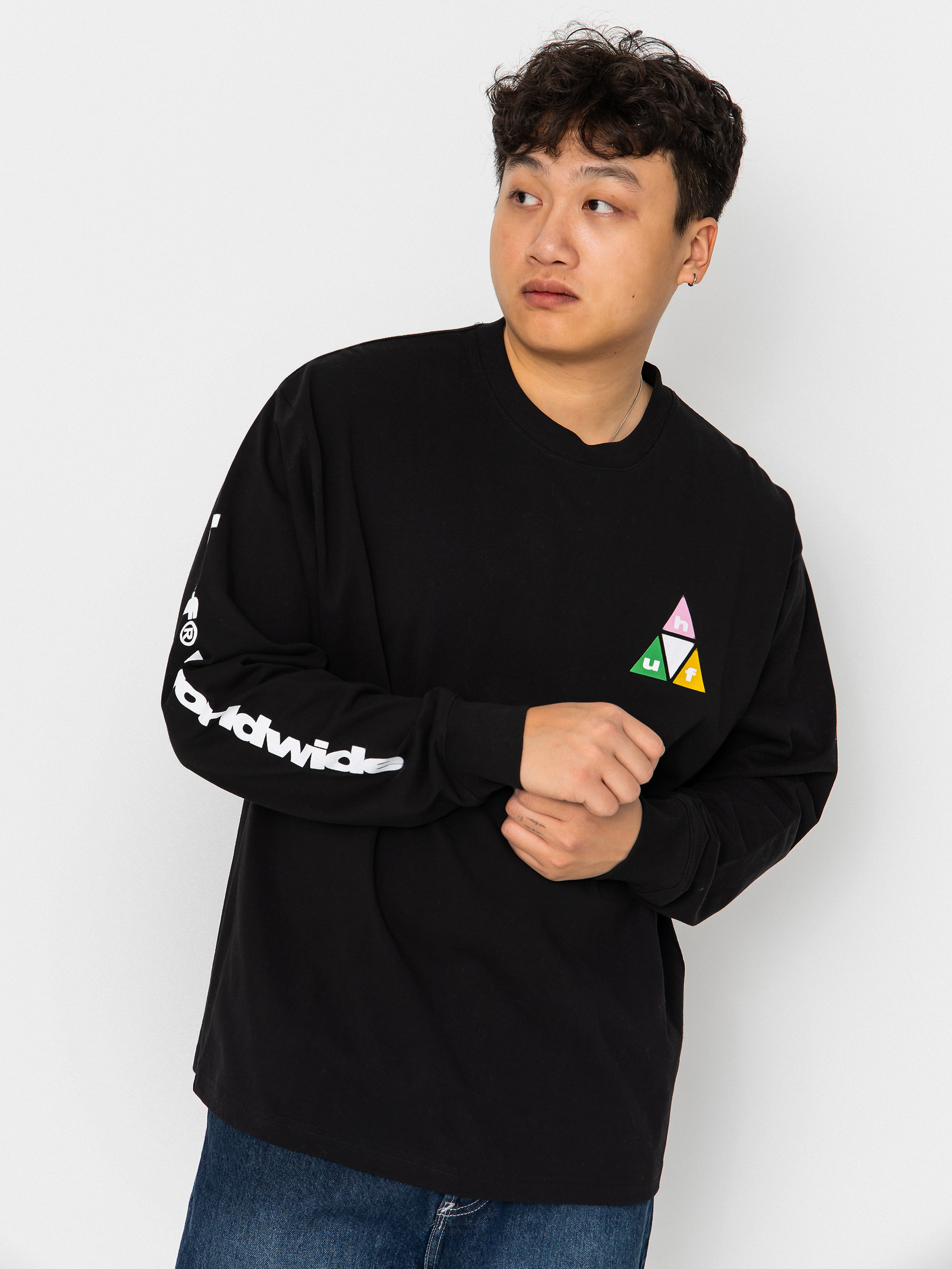 u0411u043bu0443u0437u0430 HUF Prism Tt (black)