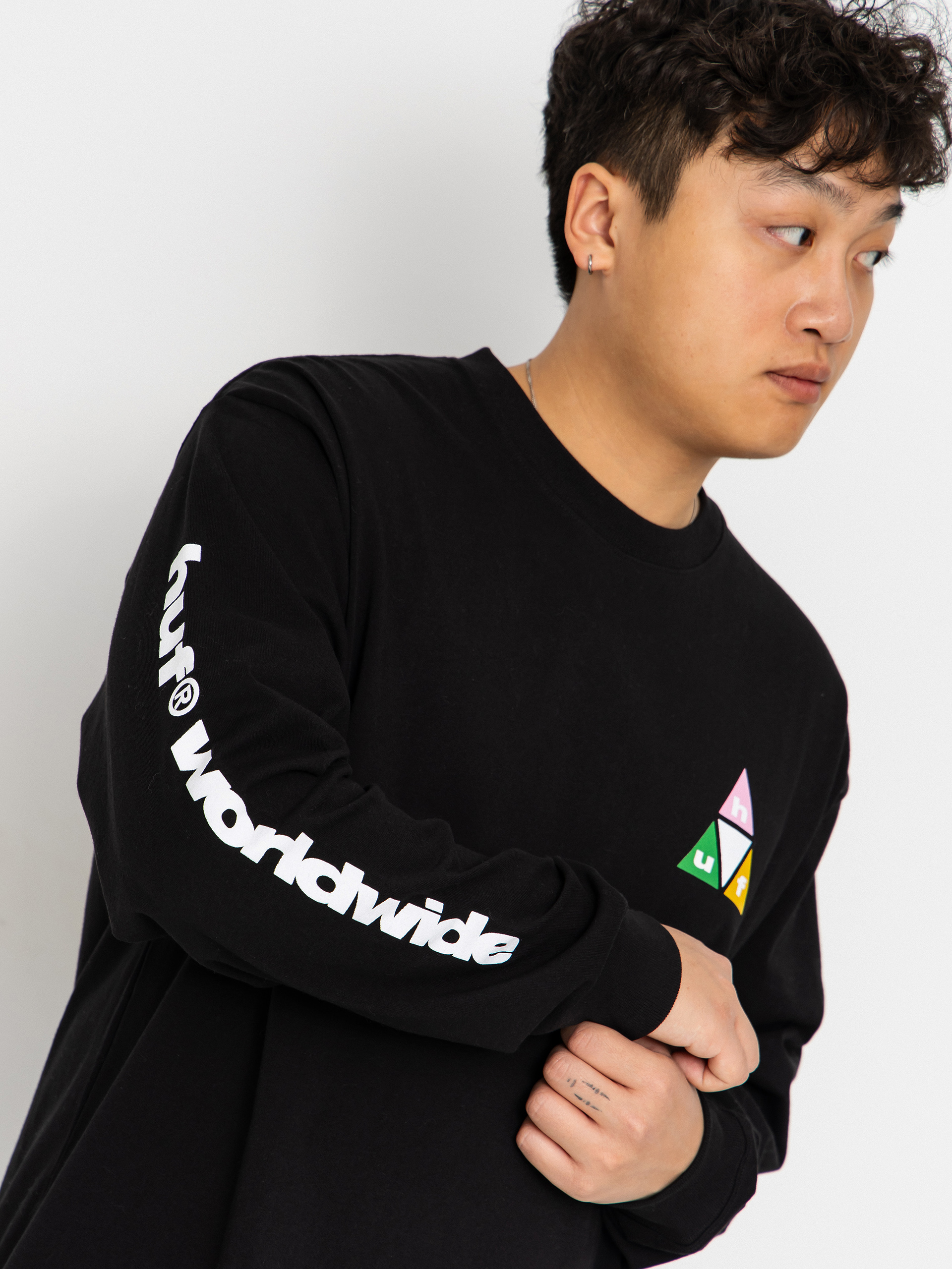 Блуза HUF Prism Tt (black)