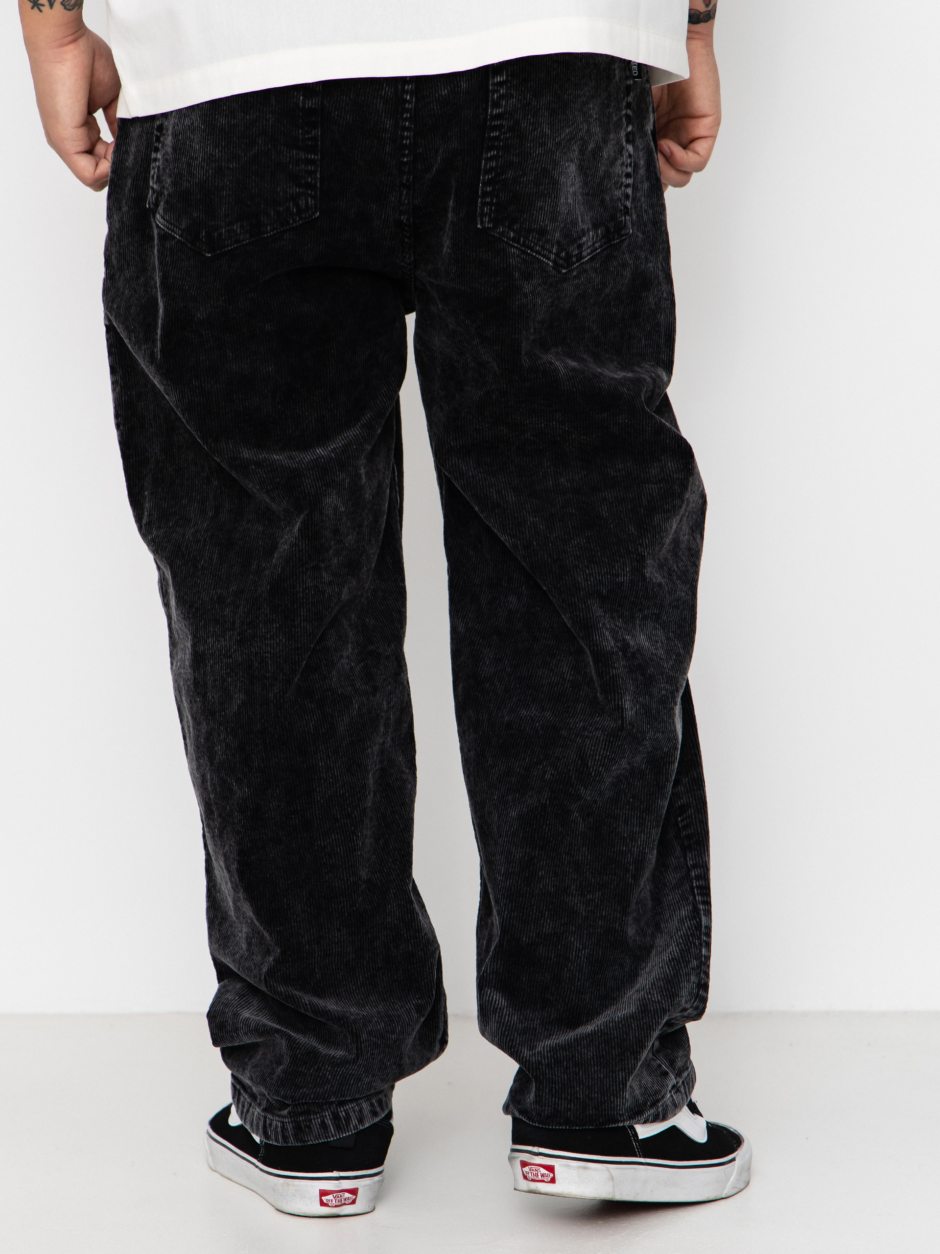 Панталони Wasted Paris Faded Corduroy Casper (faded black)