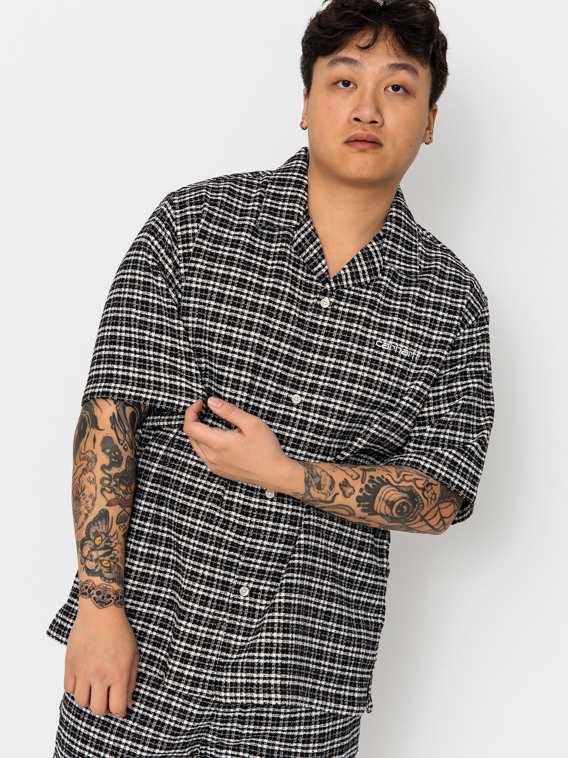 u0420u0438u0437u0430 Carhartt WIP Kander (kander check/black)