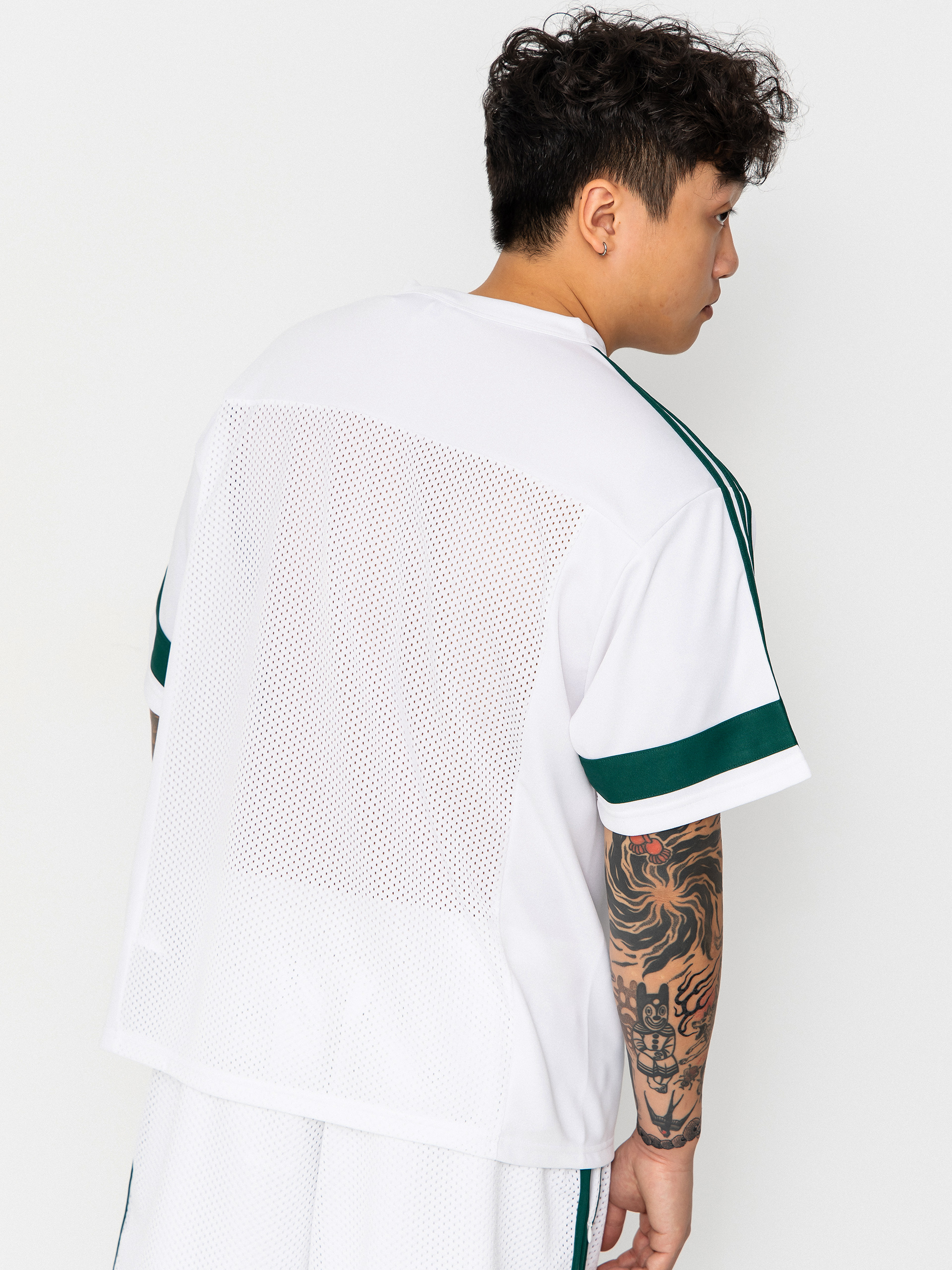 Тениска adidas Tyshawn Jrsy (white/cgreen)