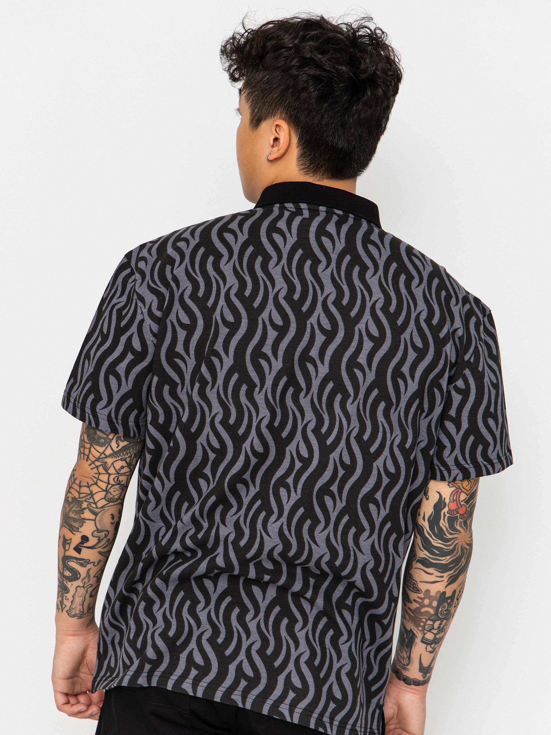 Тениска с яка Santa Cruz Fleck Polo (dressen tribal)