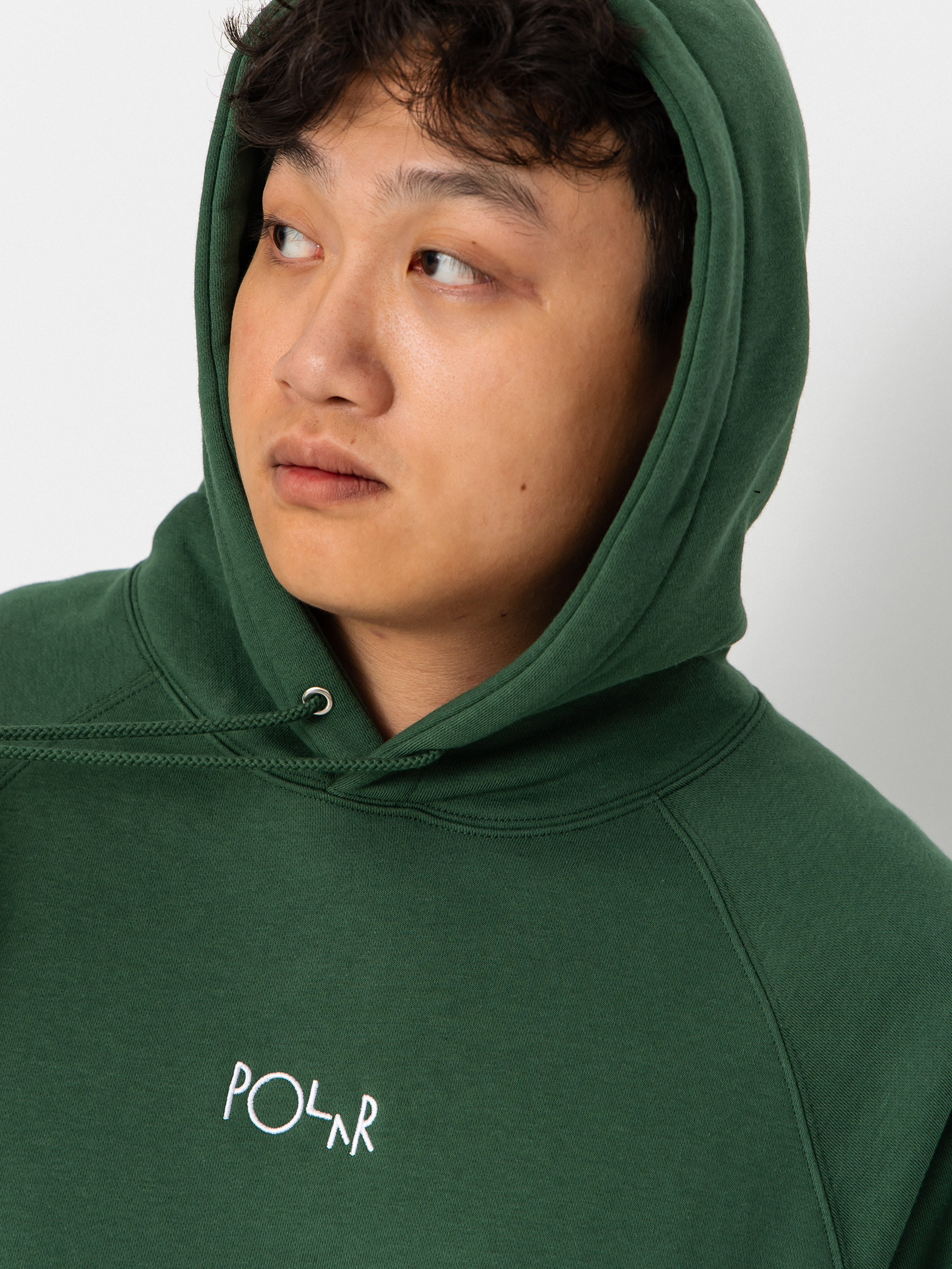 Суитшърт с качулка Polar Skate Default HD (forest green)