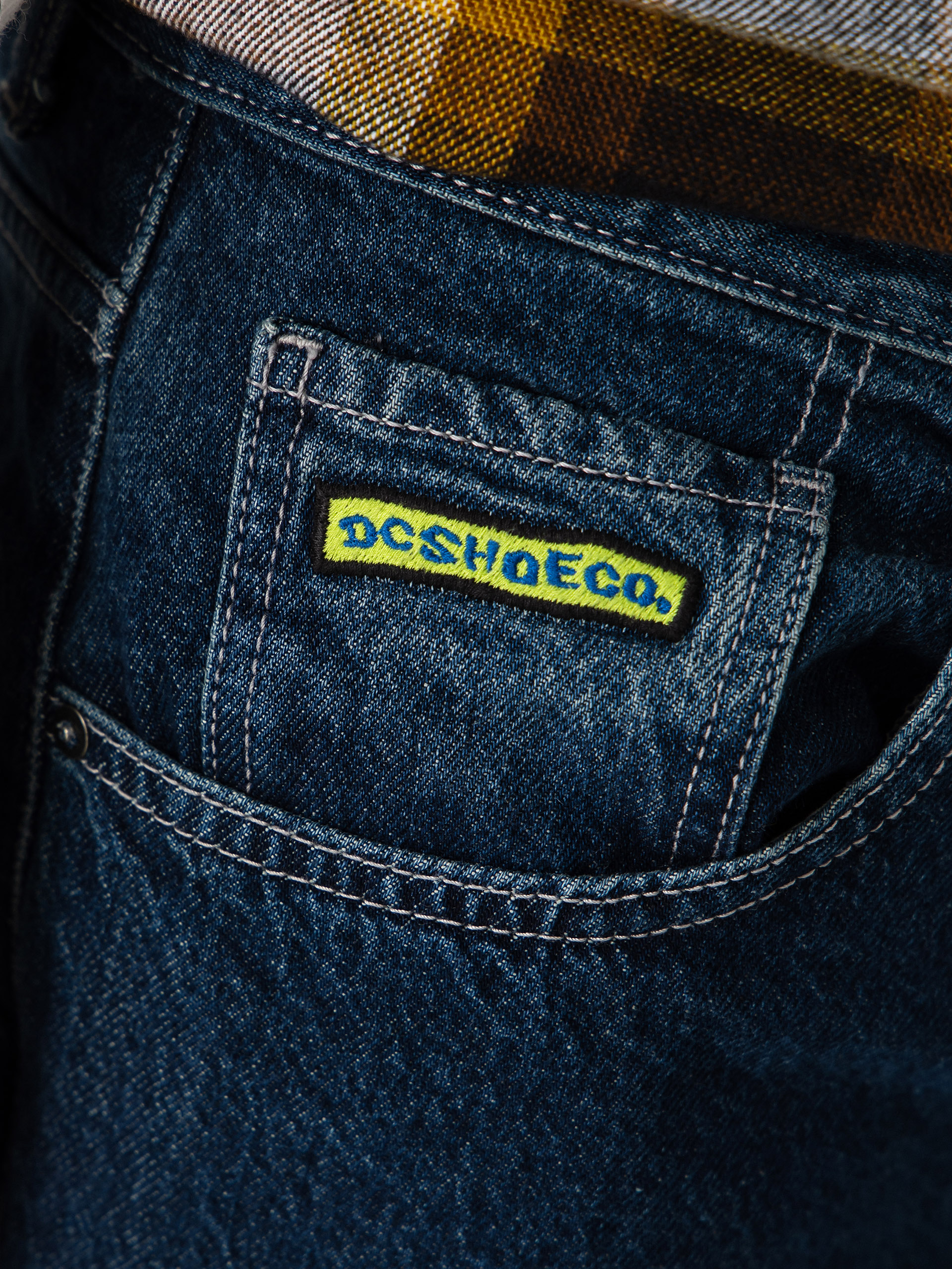 Панталони DC Worker Baggy Denim Double That (dark denim)