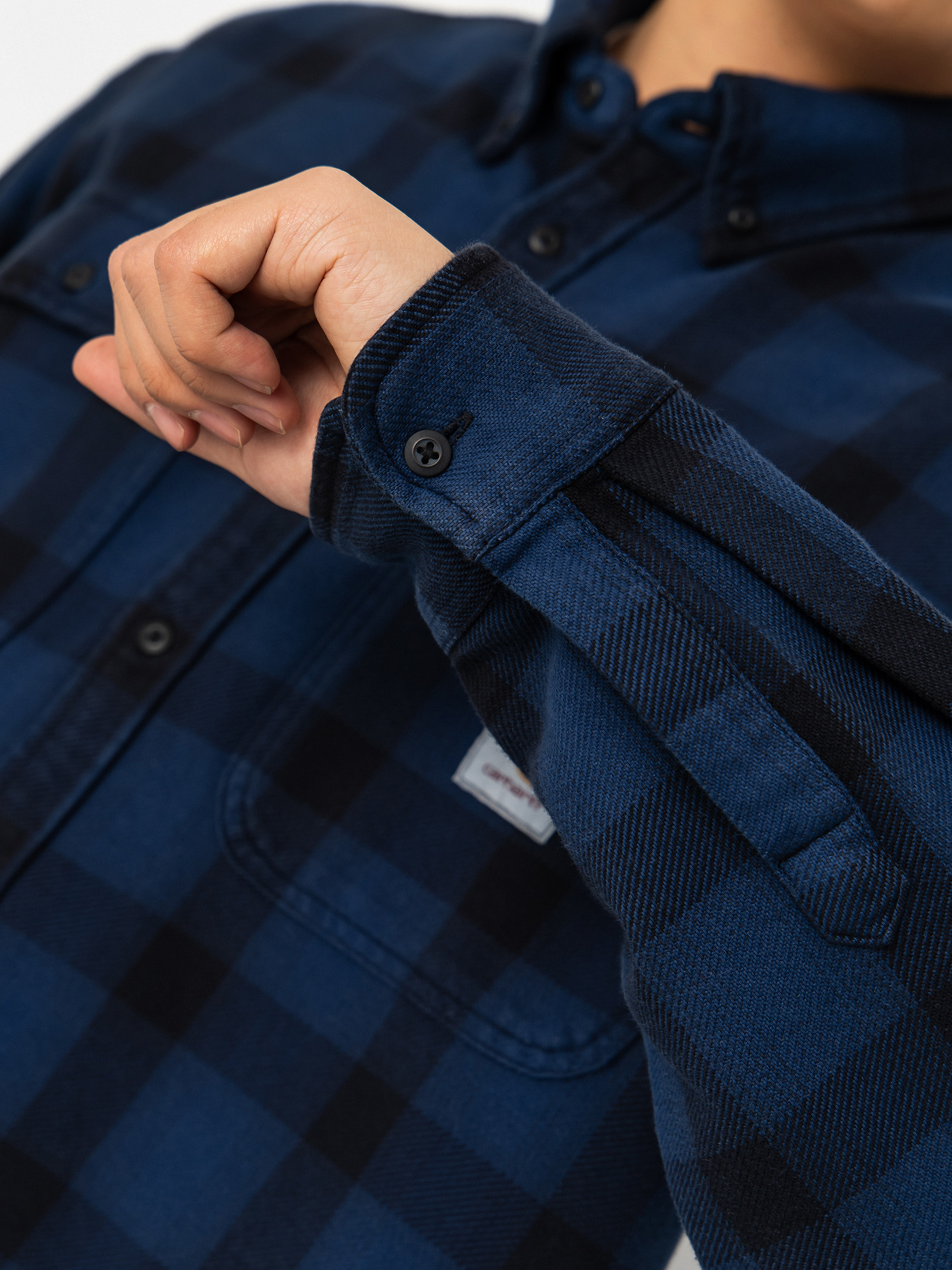 Риза Carhartt WIP Edmands (edmands check/natural/jupiter)