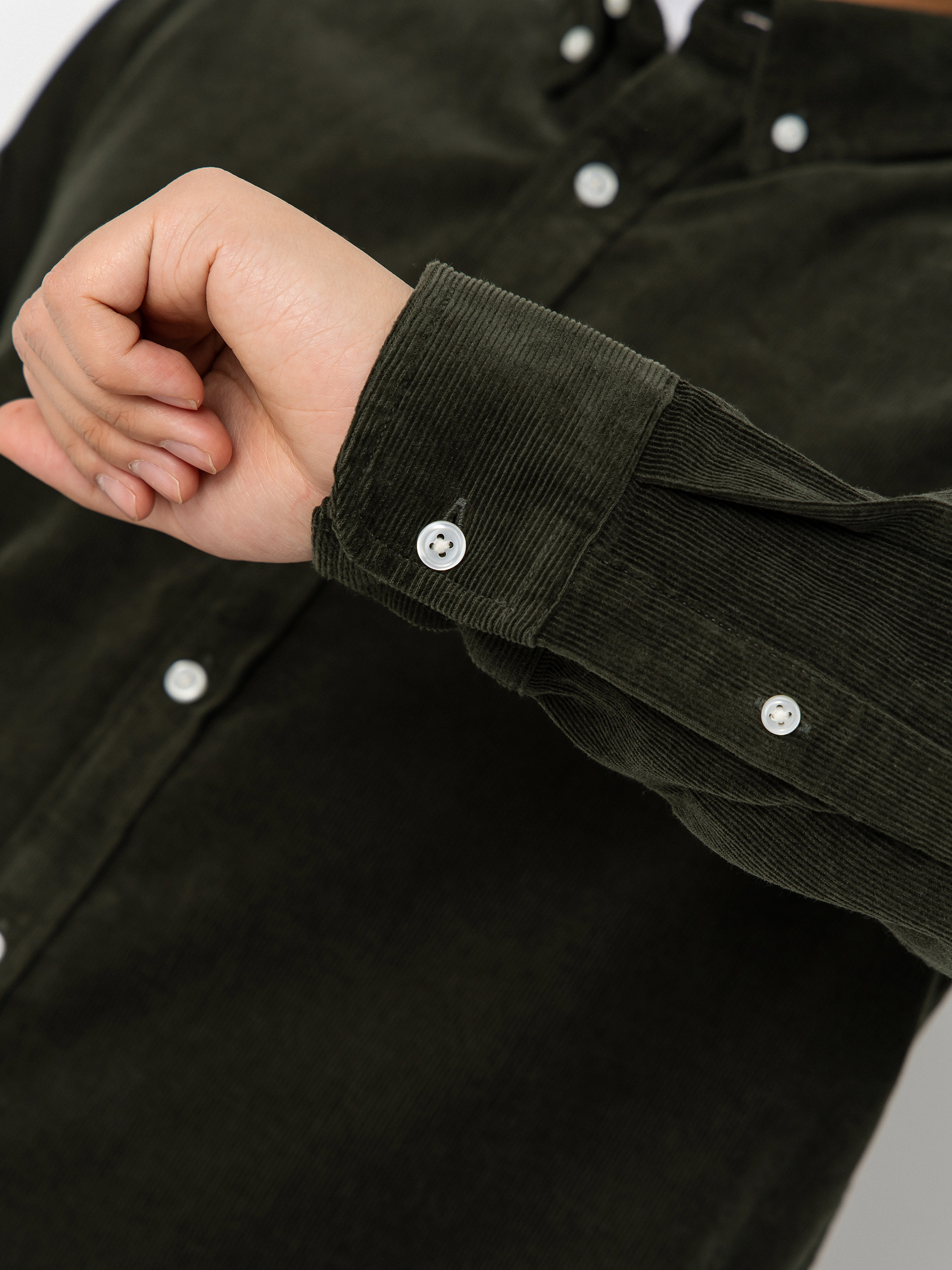 Риза Carhartt WIP Madison Fine Cord (opuntia/wax)