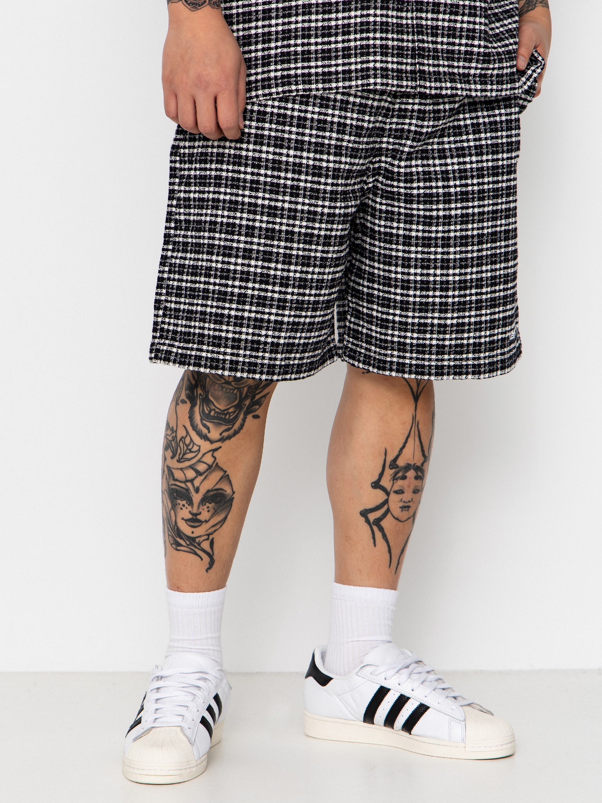 Къси панталони Carhartt WIP Kander (kander check/black)
