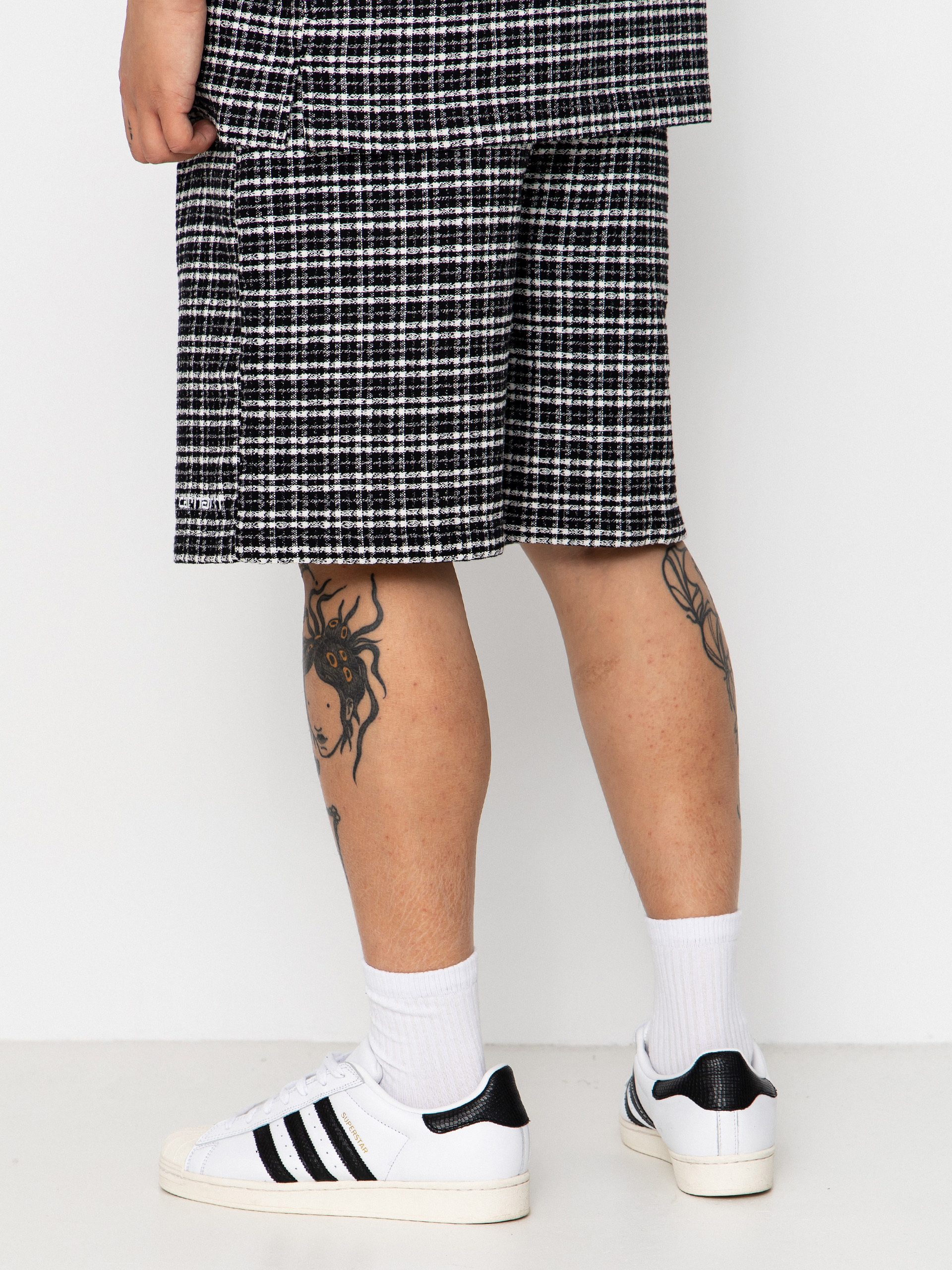 Къси панталони Carhartt WIP Kander (kander check/black)