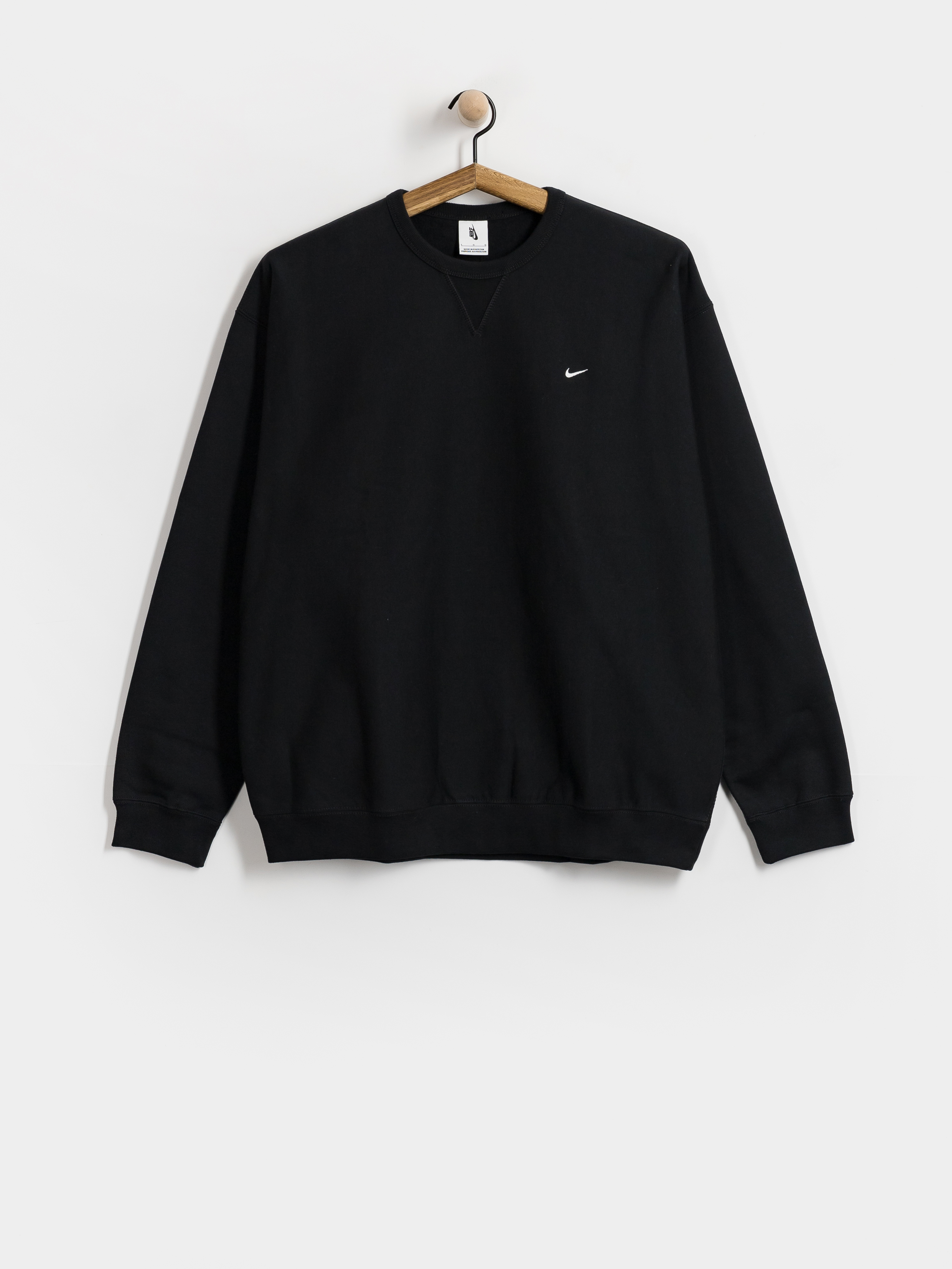 Суитшърт Nike SB Solo Swoosh (black/white)