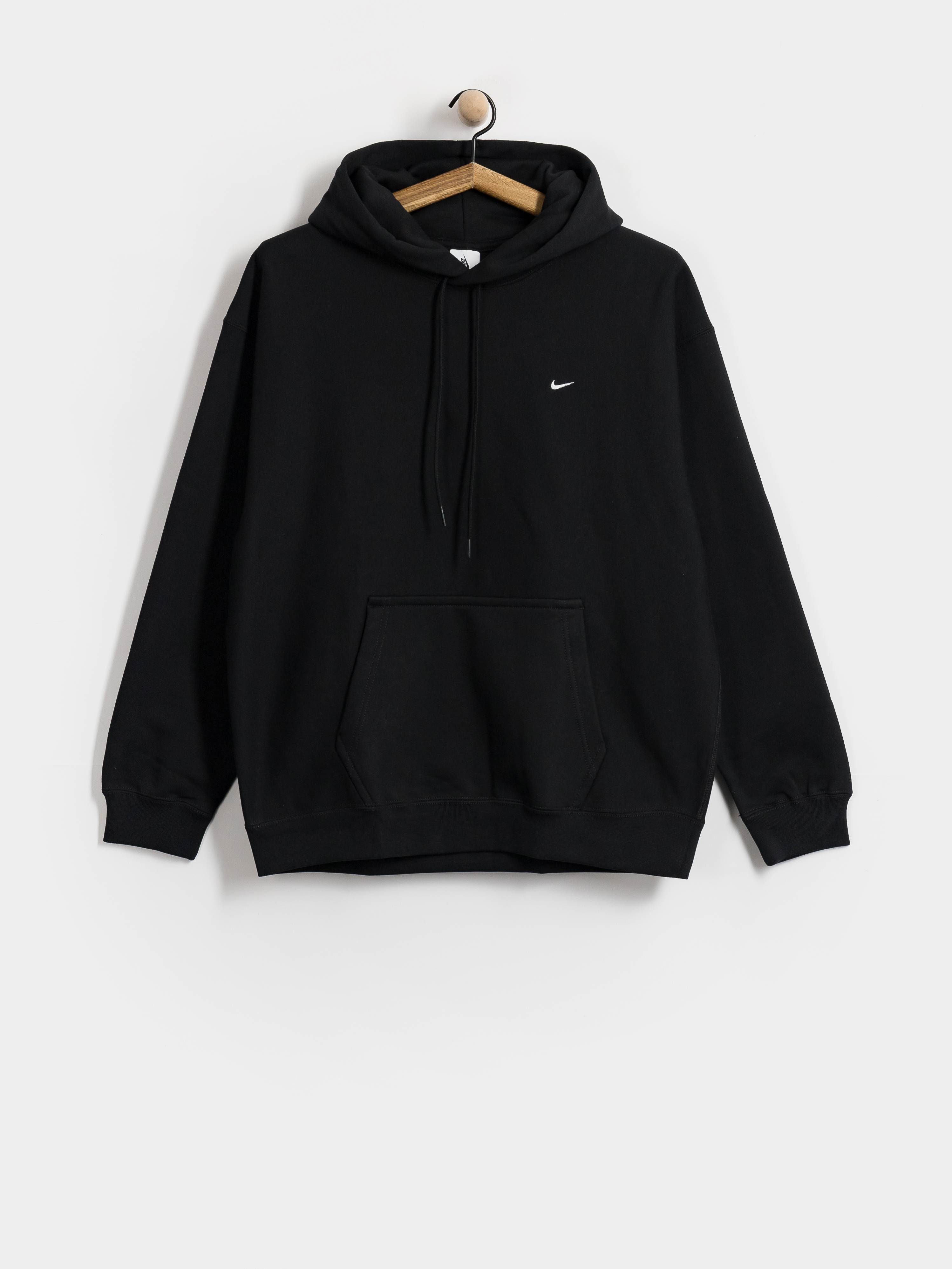 Суитшърт с качулка Nike SB Solo Swoosh HD (black/black/white)