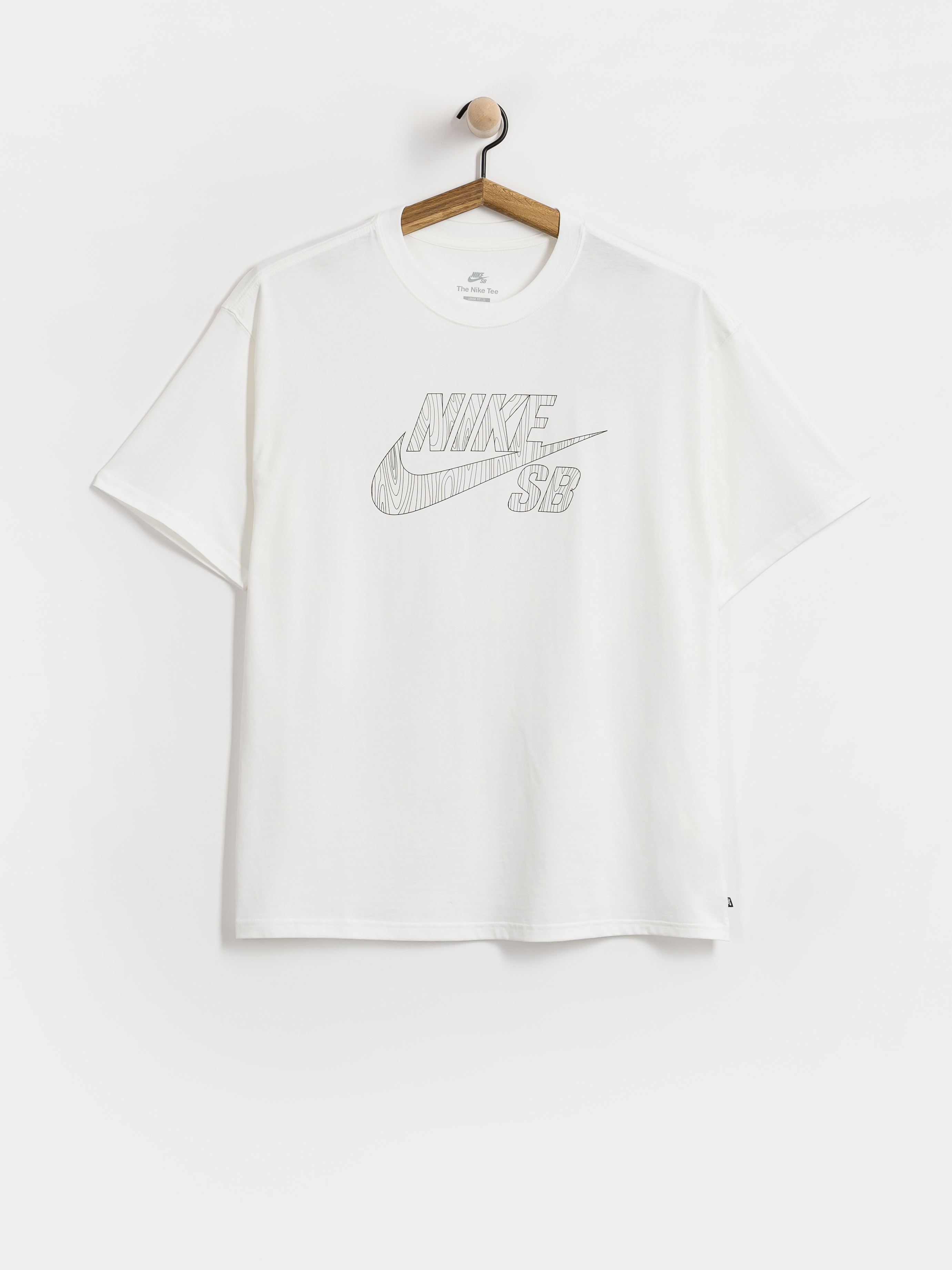 Тениска Nike SB Logo SB (white/black)