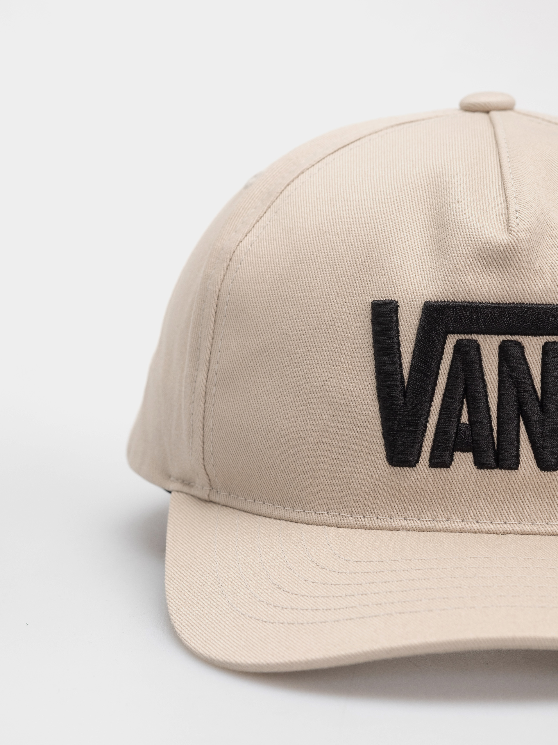 Шапка с козирка Vans Stretch Logo Snapback (oatmeal)