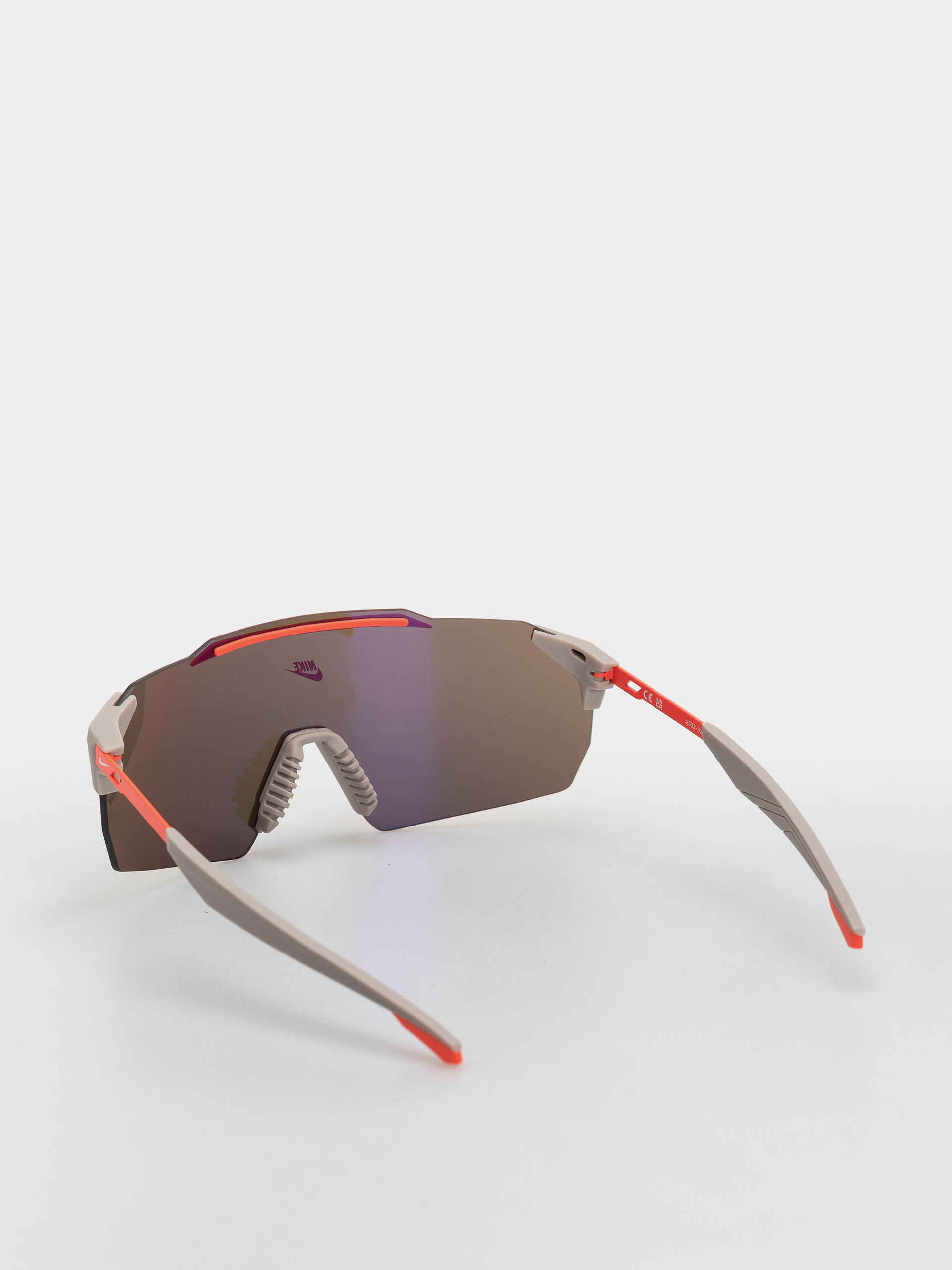 Слънчеви очила Nike Limitless Shield (college grey/orange mirror)