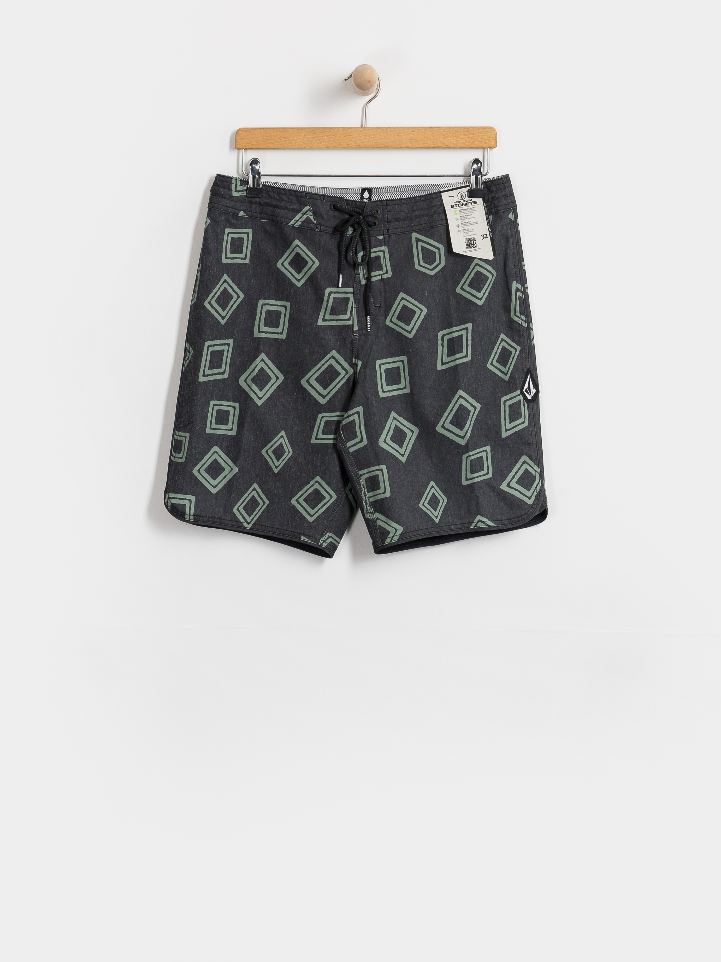 Плажни къси панталони Volcom Contact Scallop Stoney 19