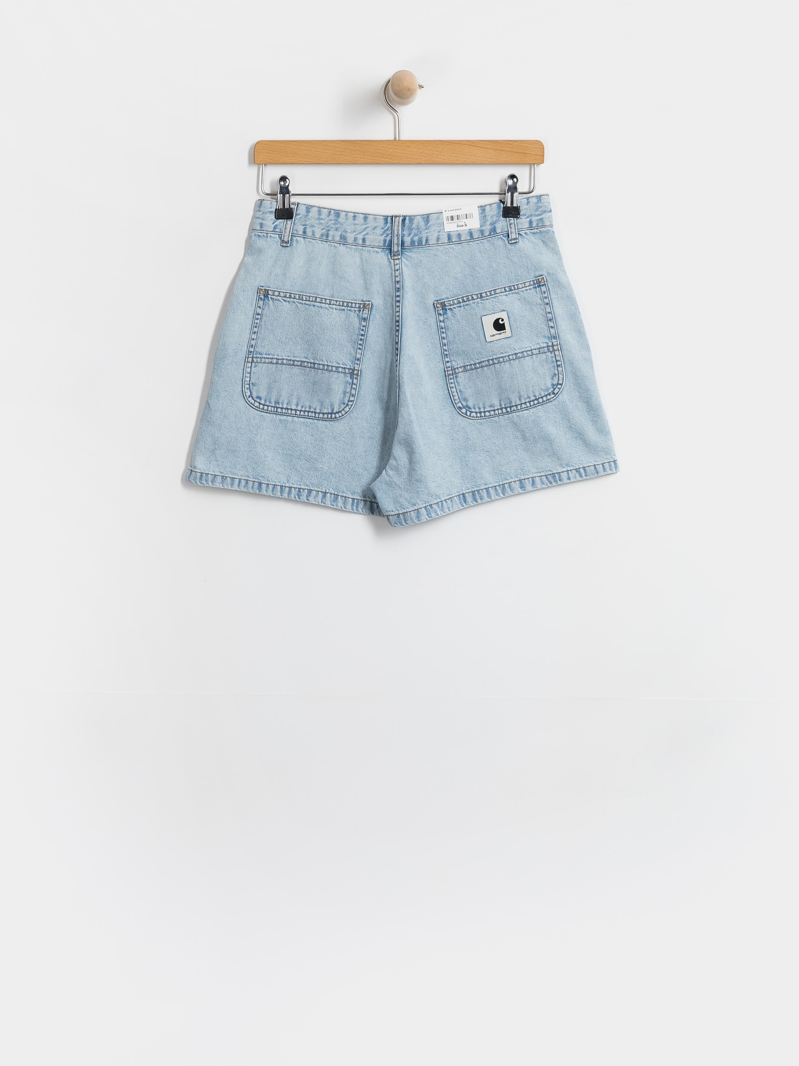 Къси панталони Carhartt WIP Lova Wmn (blue stone bleached)