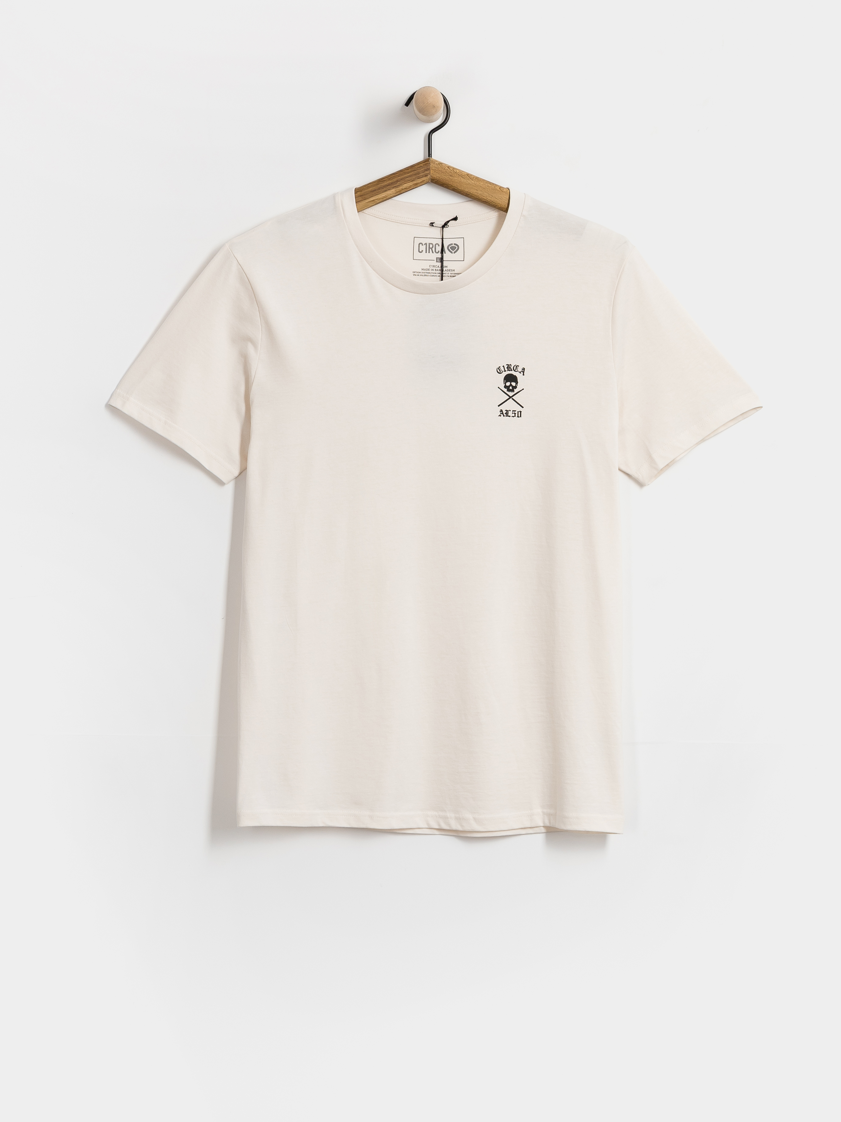 Тениска Circa Al 50 Skull (vintage white/black)