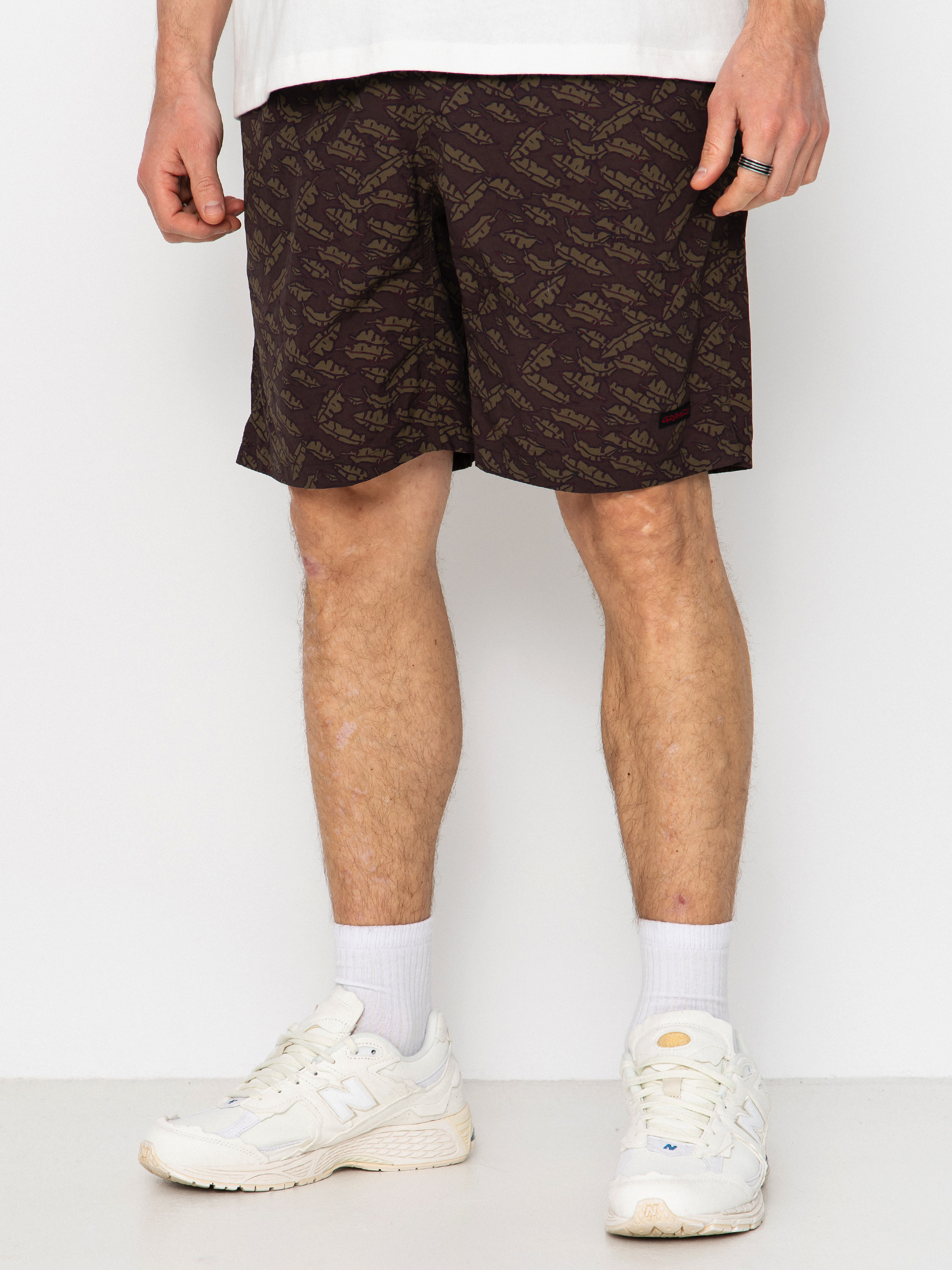 u041au044au0441u0438 u043fu0430u043du0442u0430u043bu043eu043du0438 Gramicci Nylon Packable G-Short (brown leaf)
