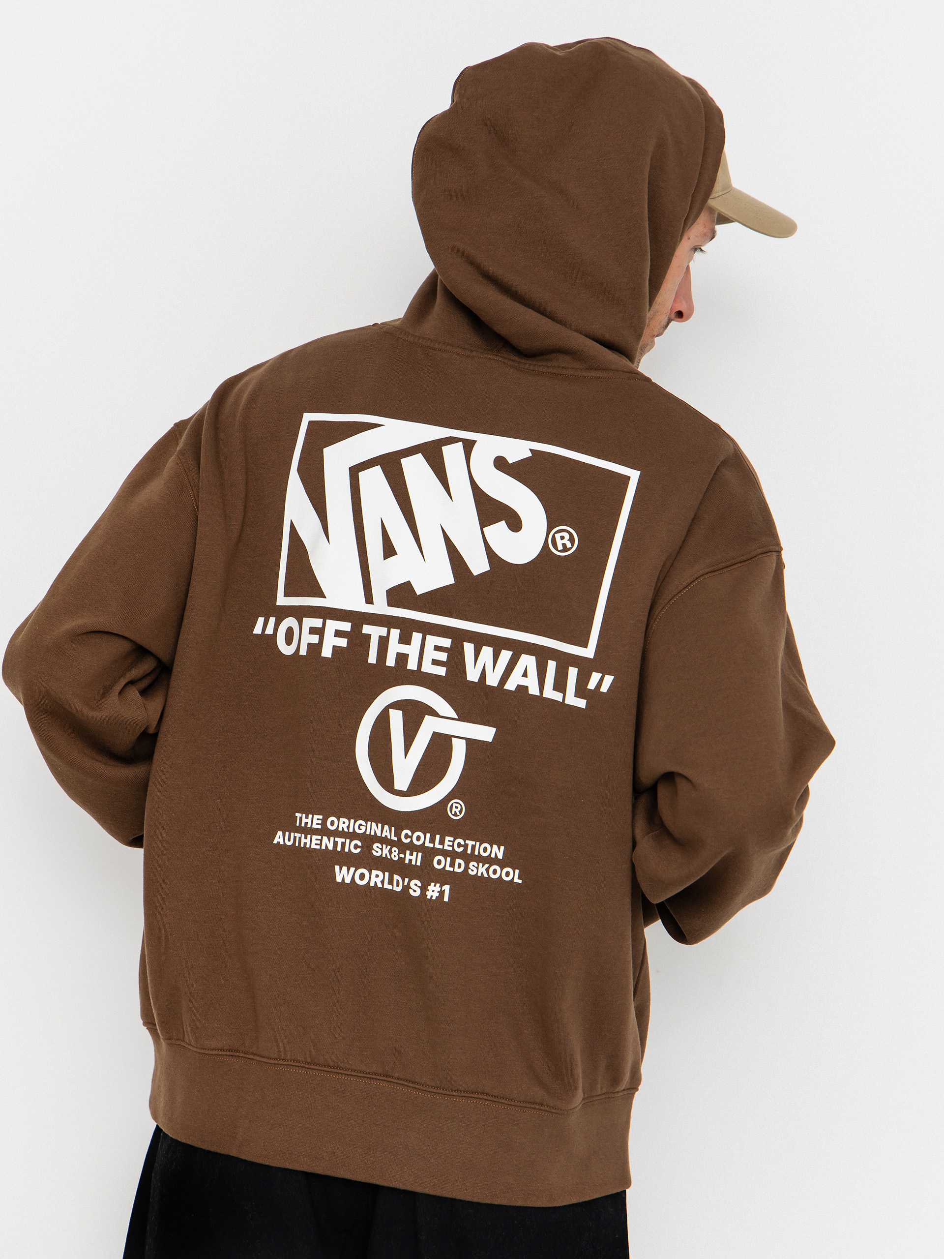 Суитшърт с качулка Vans Stacked Hi HD